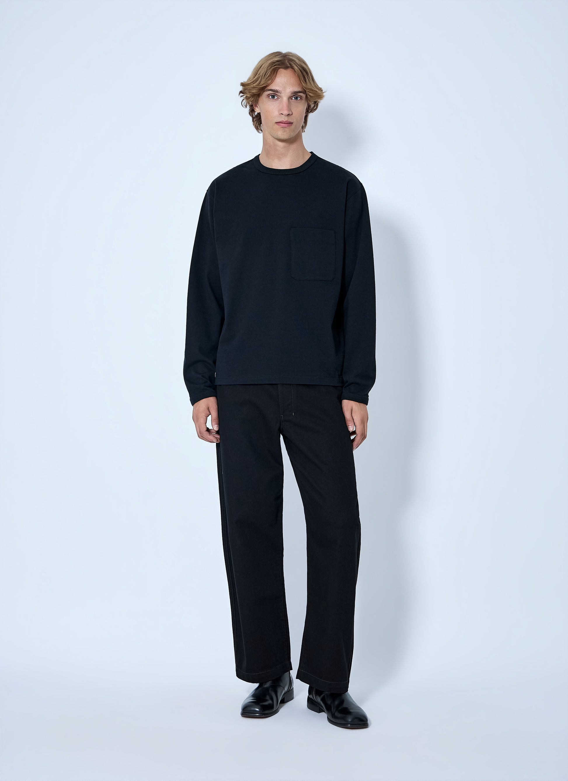 Lemaire Men Boxy Long Sleeve Tee LEMAIRE