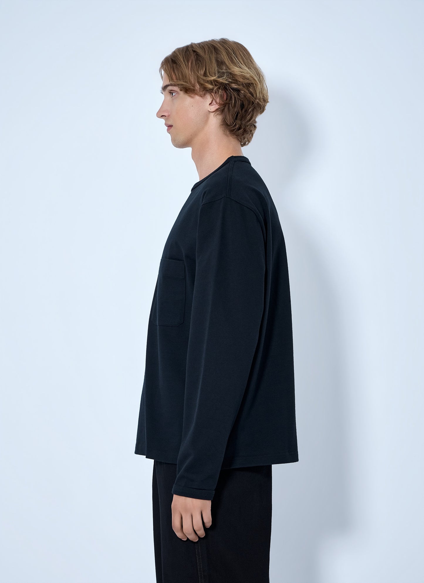 Lemaire Men Boxy Long Sleeve Tee LEMAIRE