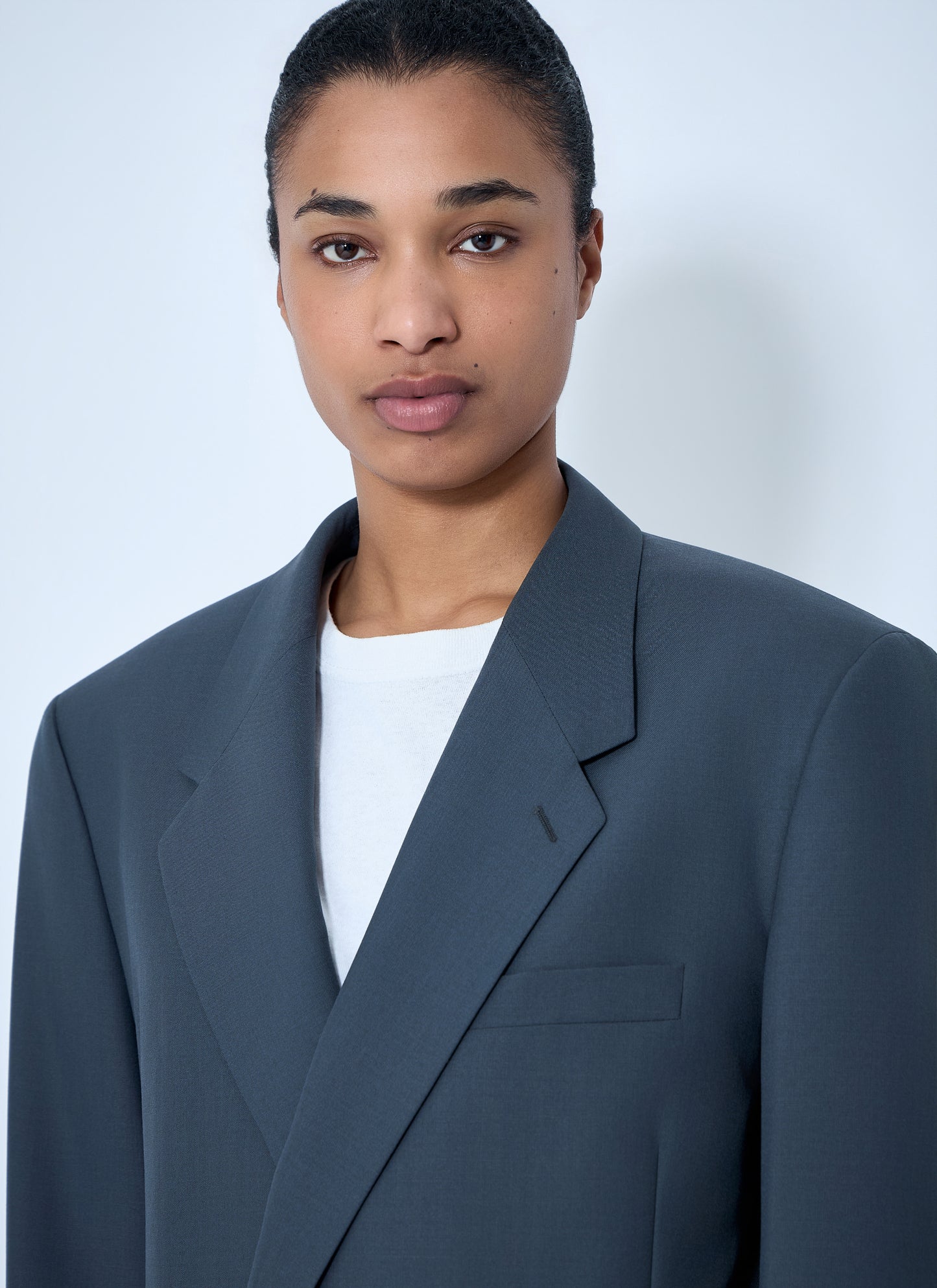 Lemaire Women Double-Breasted Wool Suit Blazer LEMAIRE