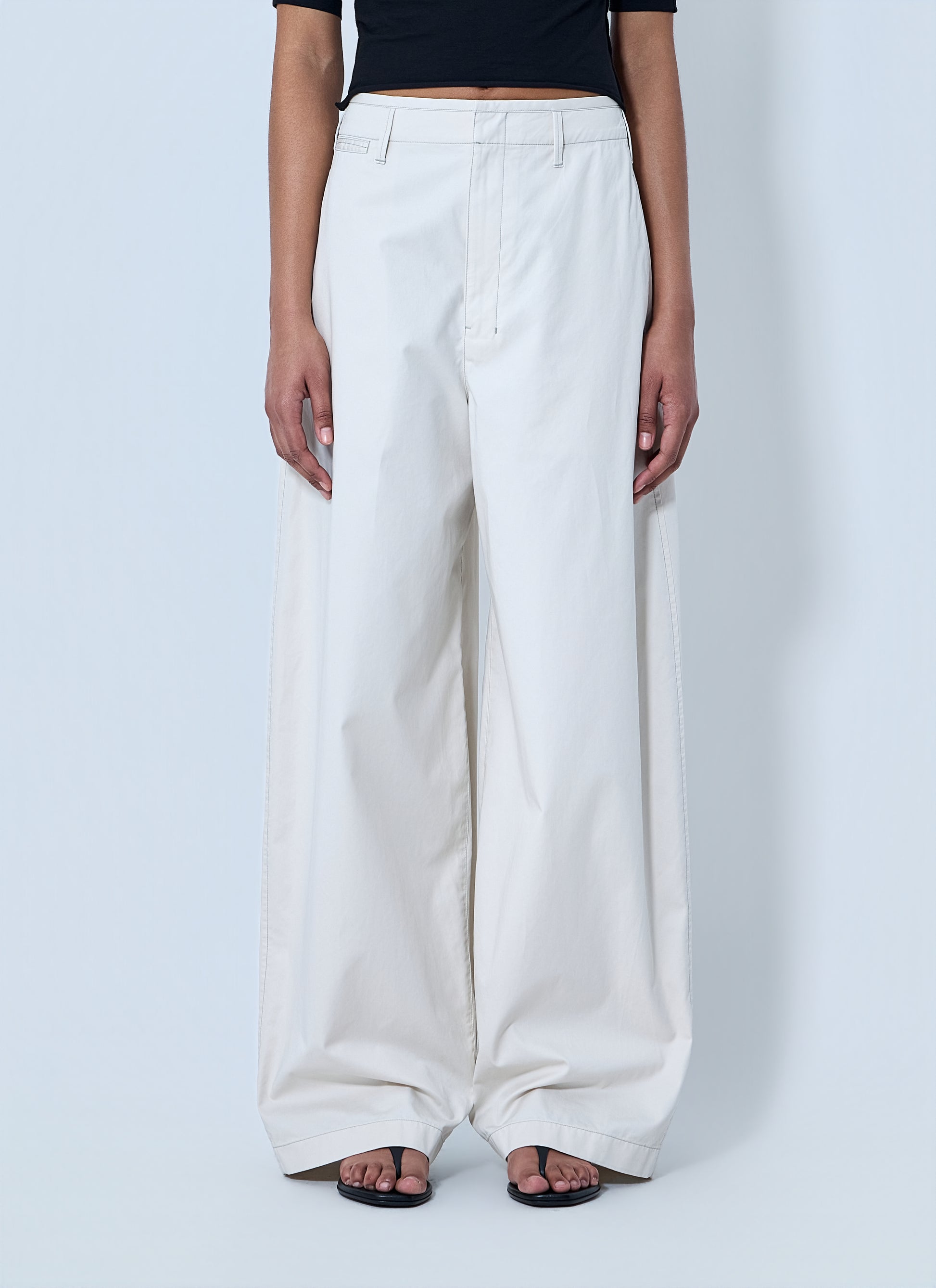 Lemaire Women Wide-Leg Tailored Trousers LEMAIRE