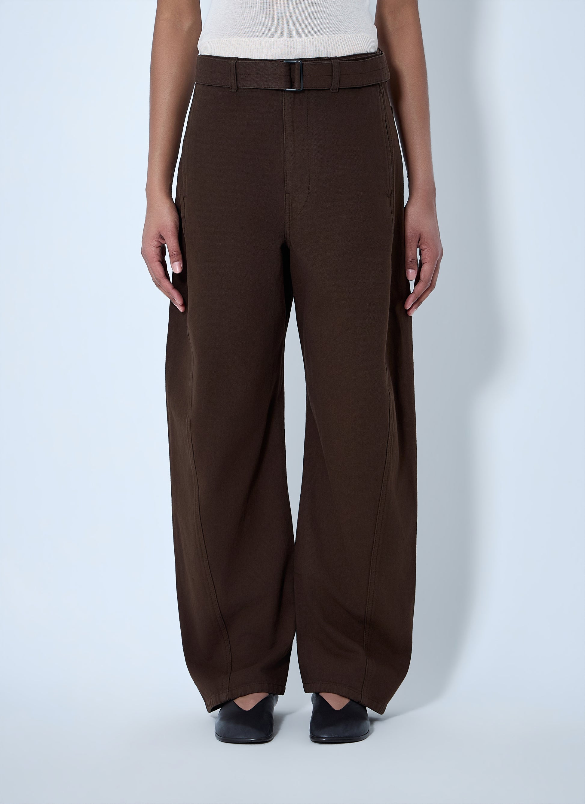Lemaire Women Wide-Leg Tailored Trousers LEMAIRE