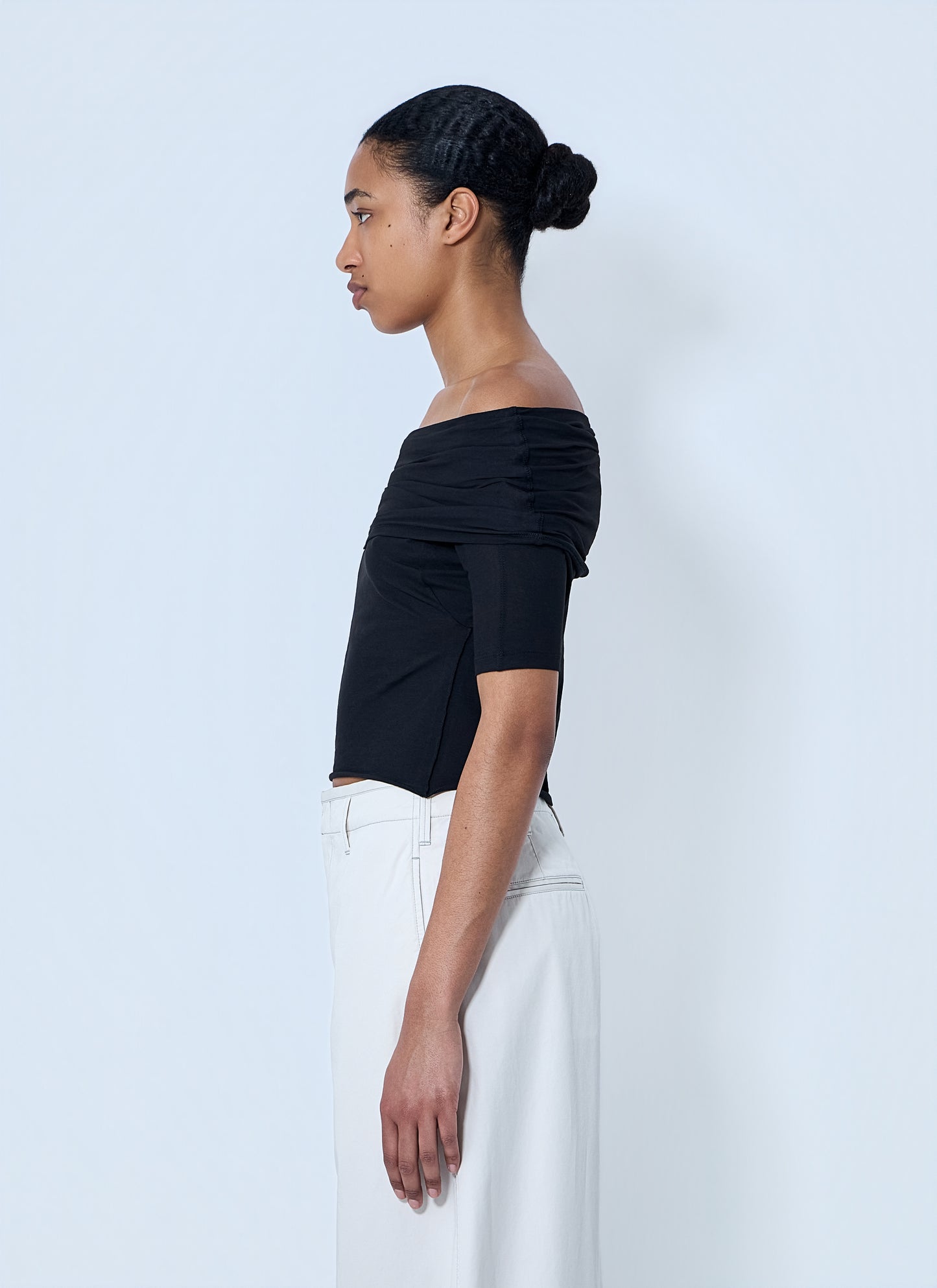 Lemaire Women Short Sleeve Twisted Top LEMAIRE