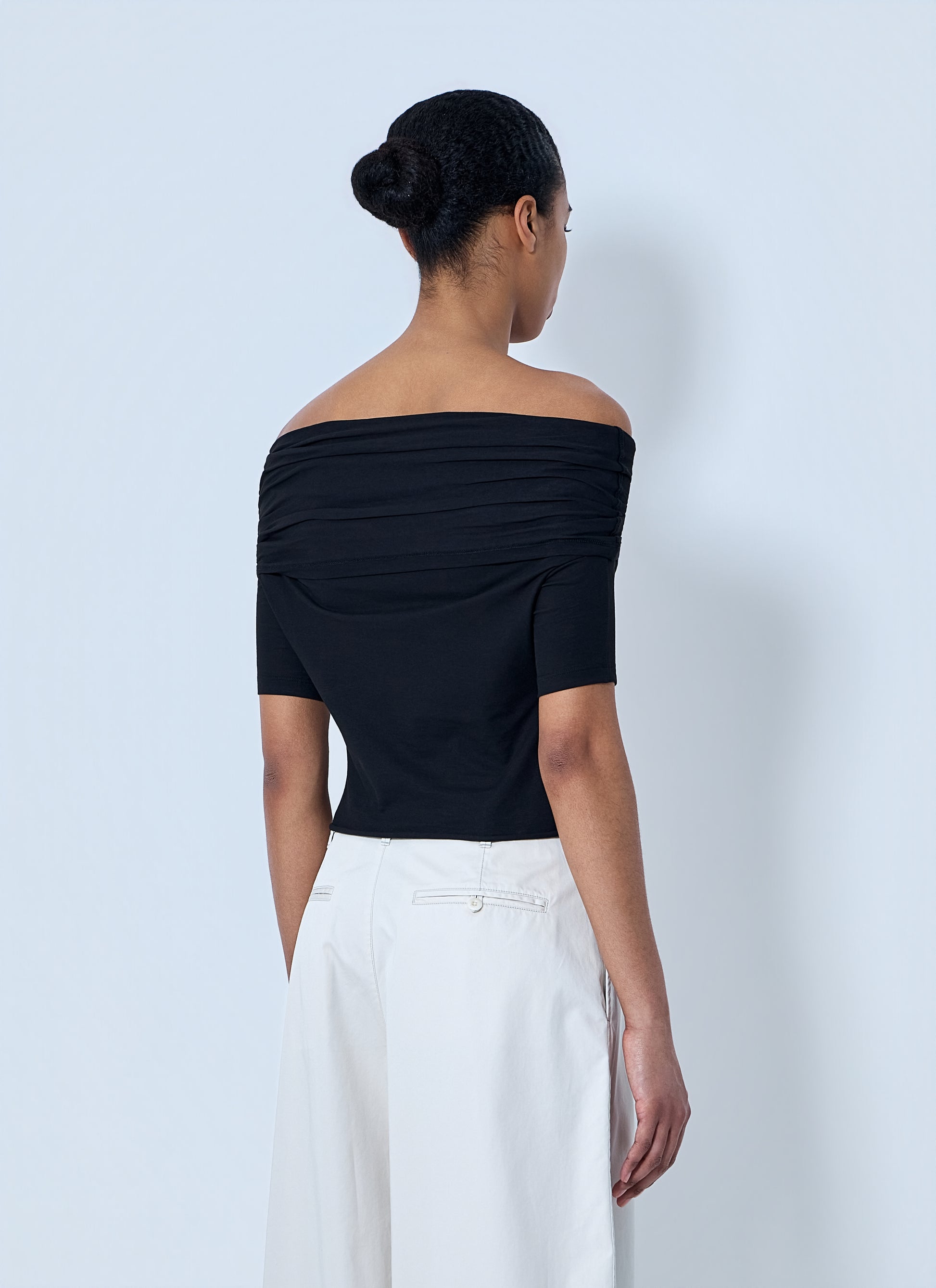 Lemaire Women Short Sleeve Twisted Top LEMAIRE