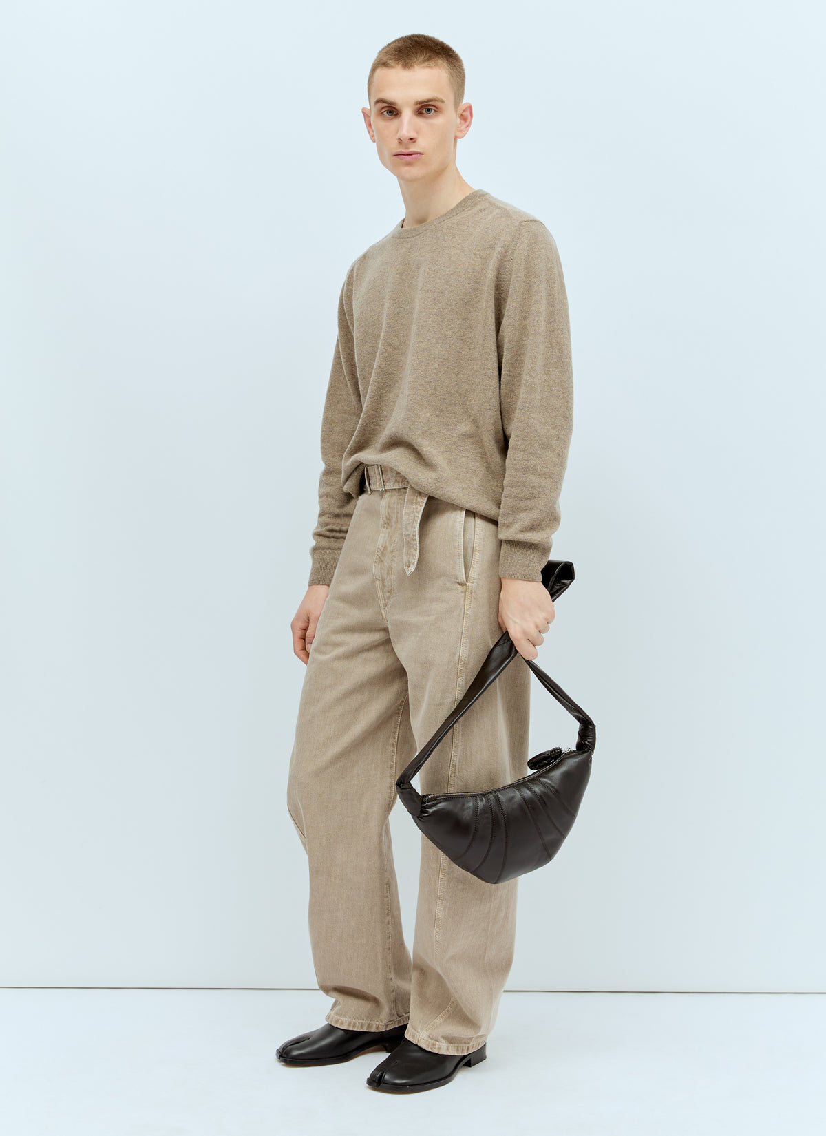 Lemaire Women Small Croissant Crossbody Bag LEMAIRE