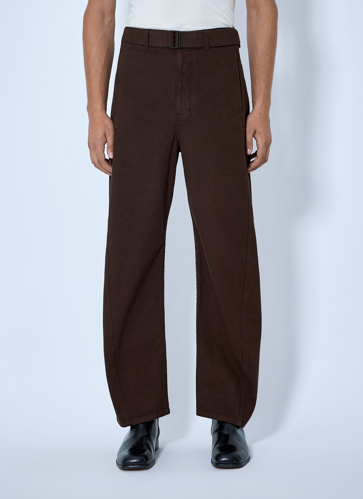 Lemaire Men Twisted Belted Pants LEMAIRE