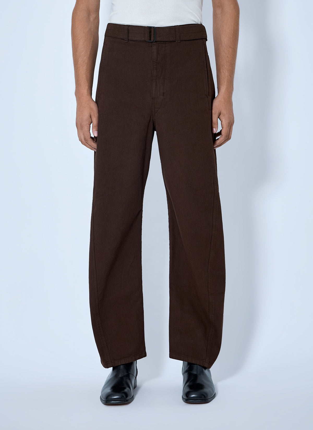Lemaire Women Twisted Belted Pants LEMAIRE