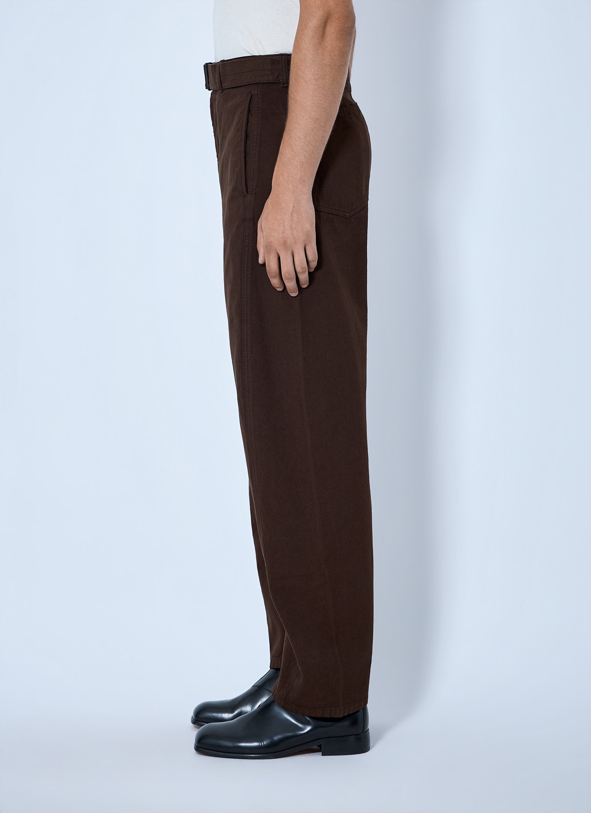 Lemaire Women Twisted Belted Pants LEMAIRE