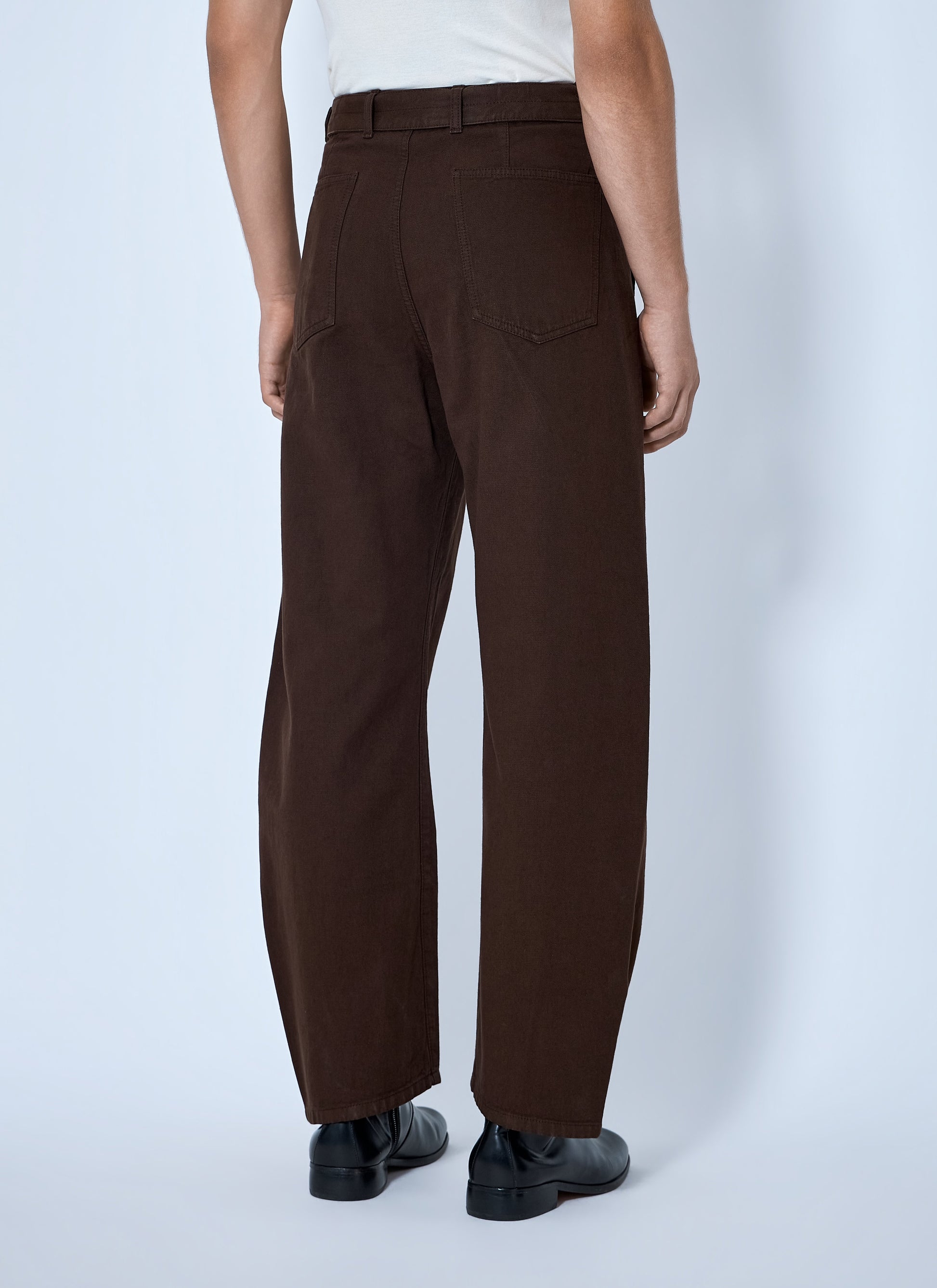 Lemaire Men Twisted Belted Pants LEMAIRE