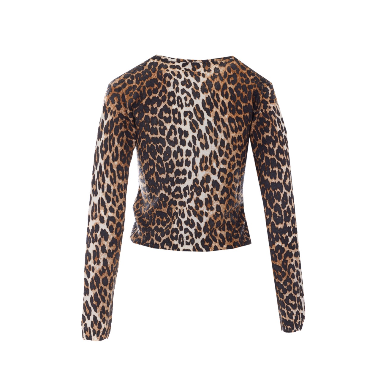 Ganni Women Leo Print Cardigan GANNI