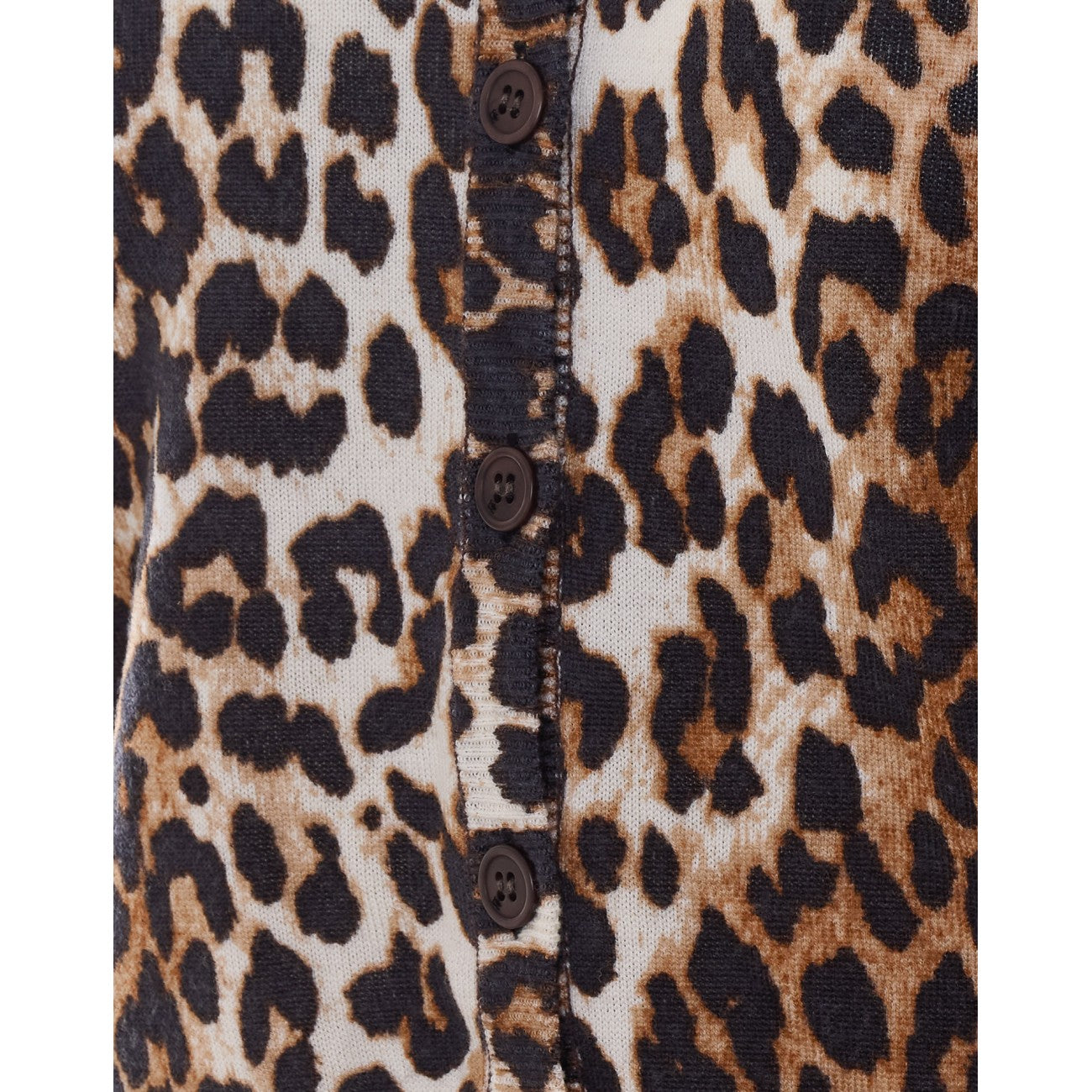 Ganni Women Leo Print Cardigan GANNI