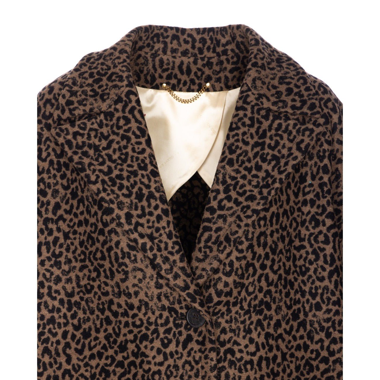Golden Goose Women Leopard Print Coat GOLDEN GOOSE