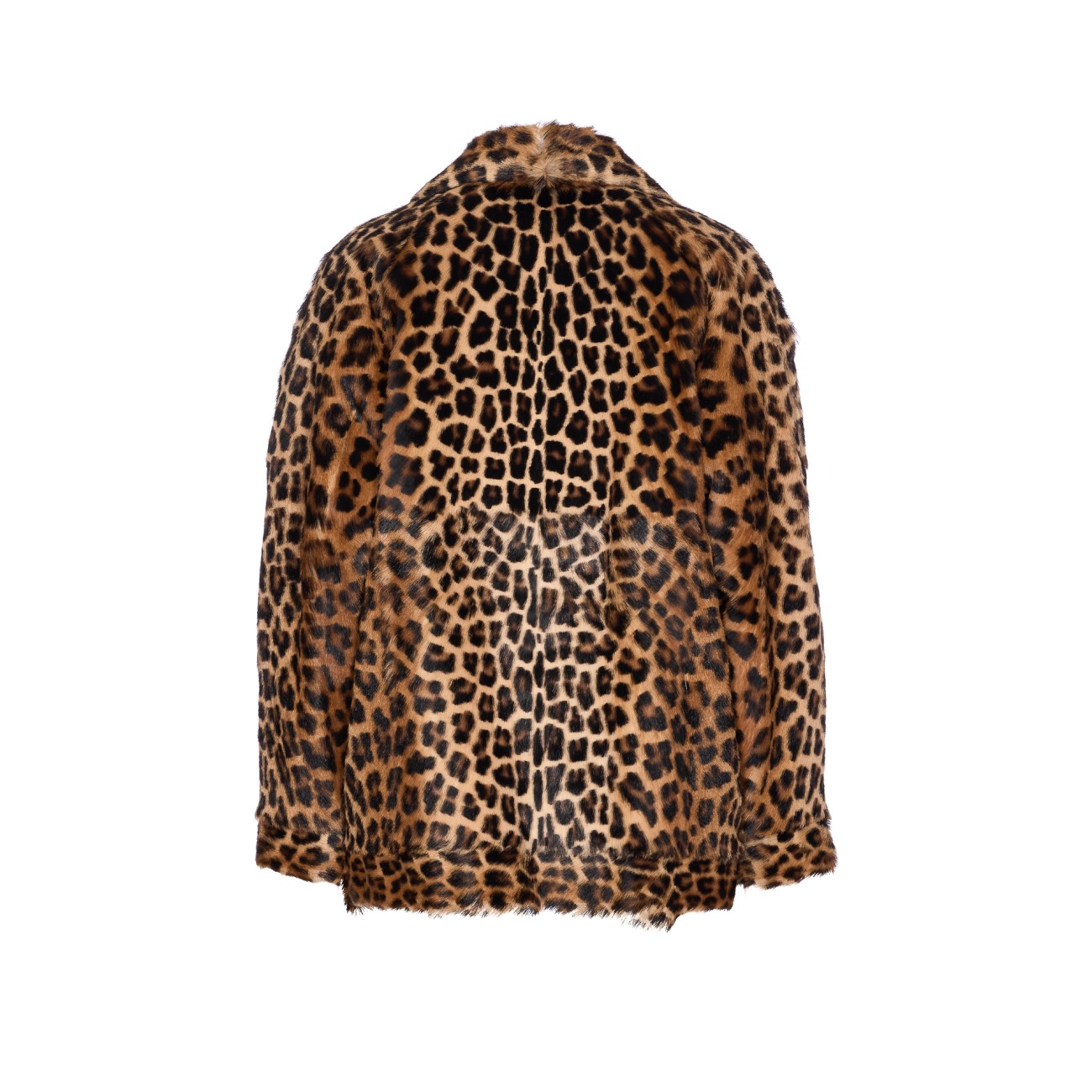 Saint Laurent Women Leopard Print Fur Jacket SAINT LAURENT