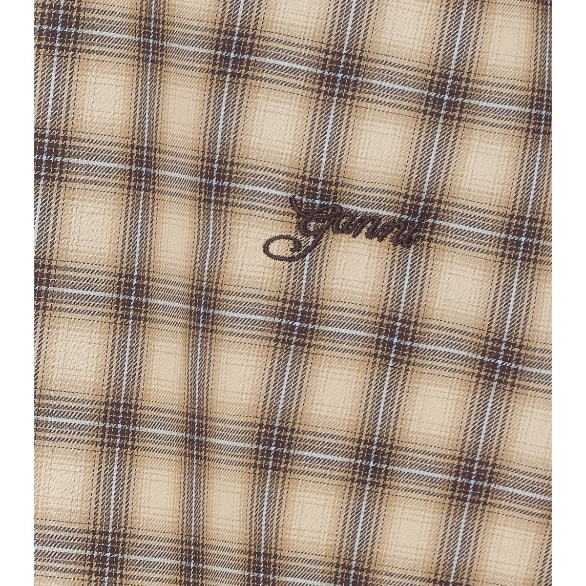 Ganni Women Light Check Shirt GANNI
