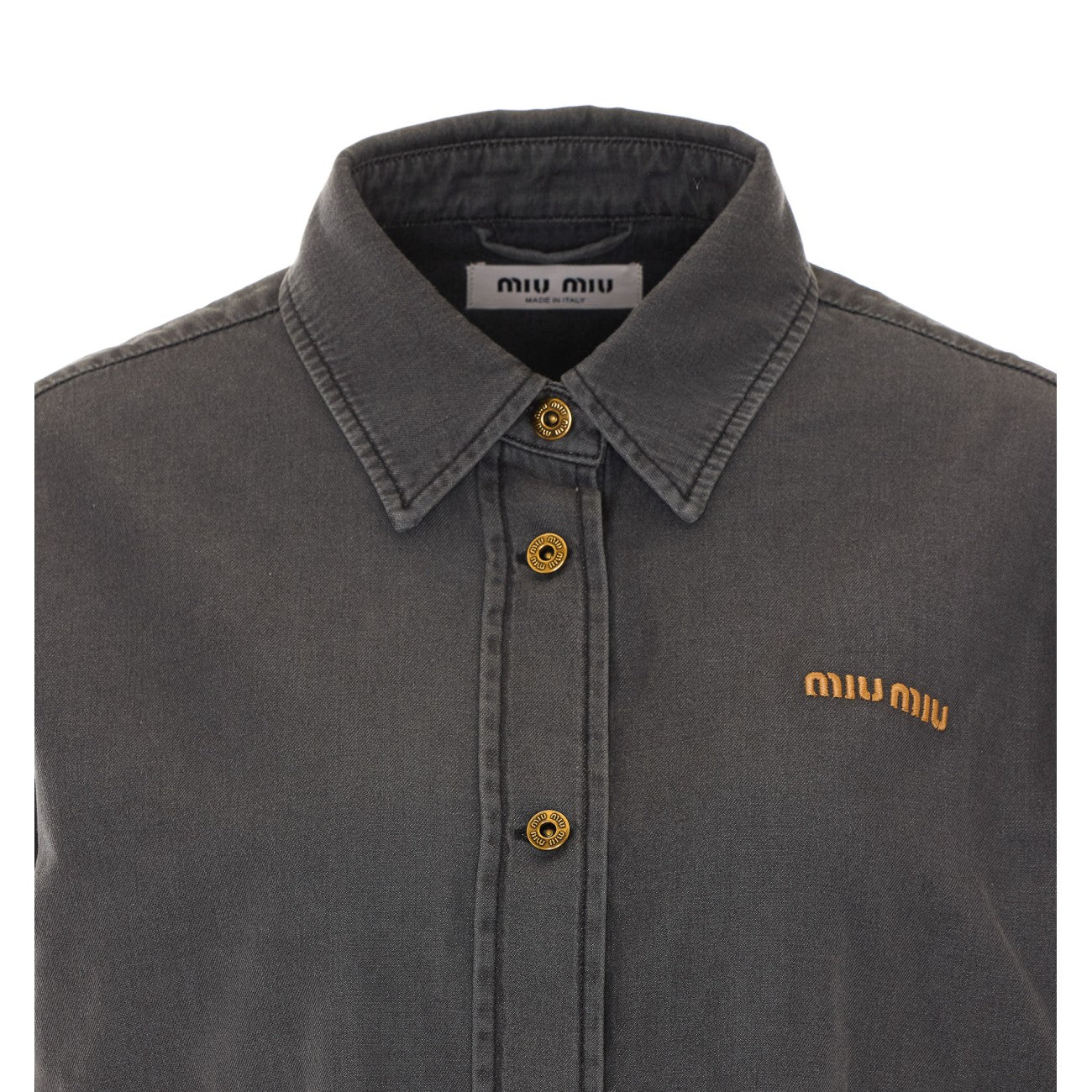 Miu Miu Women Light Denim Shirt