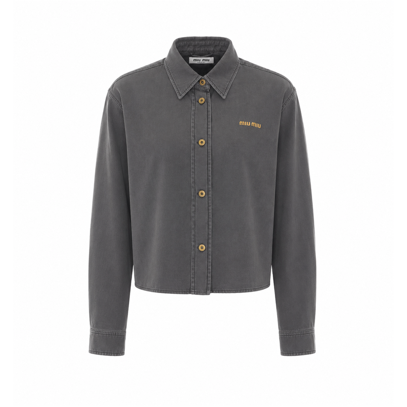 Miu Miu Women Light Denim Shirt