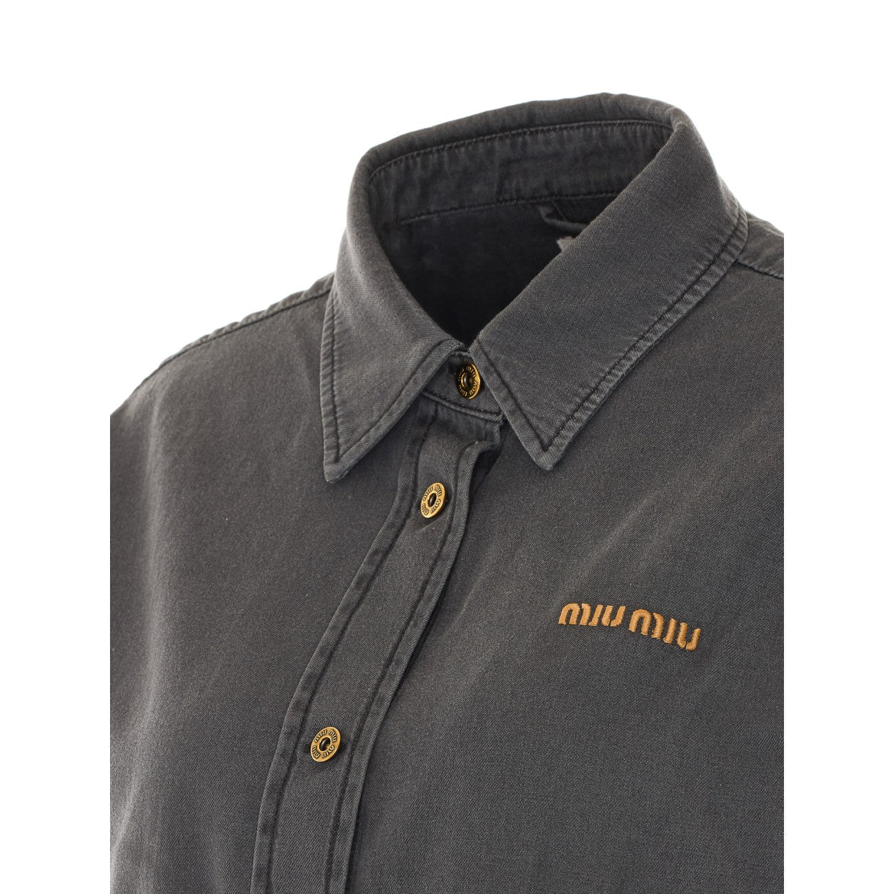Miu Miu Women Light Denim Shirt