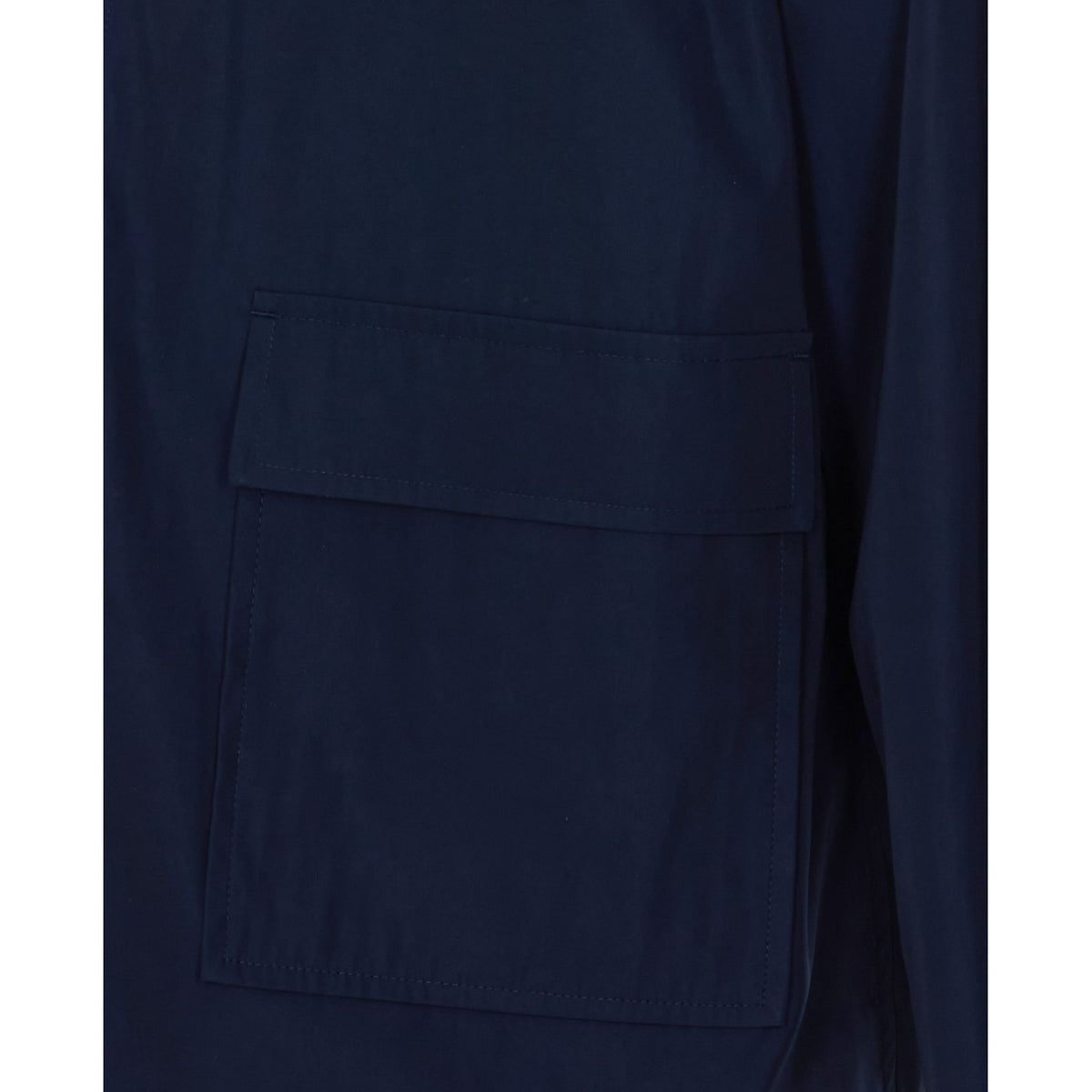 Thom Browne Men Light Memory Tech Packable Sportcoat With Logo Print THOM BROWNE