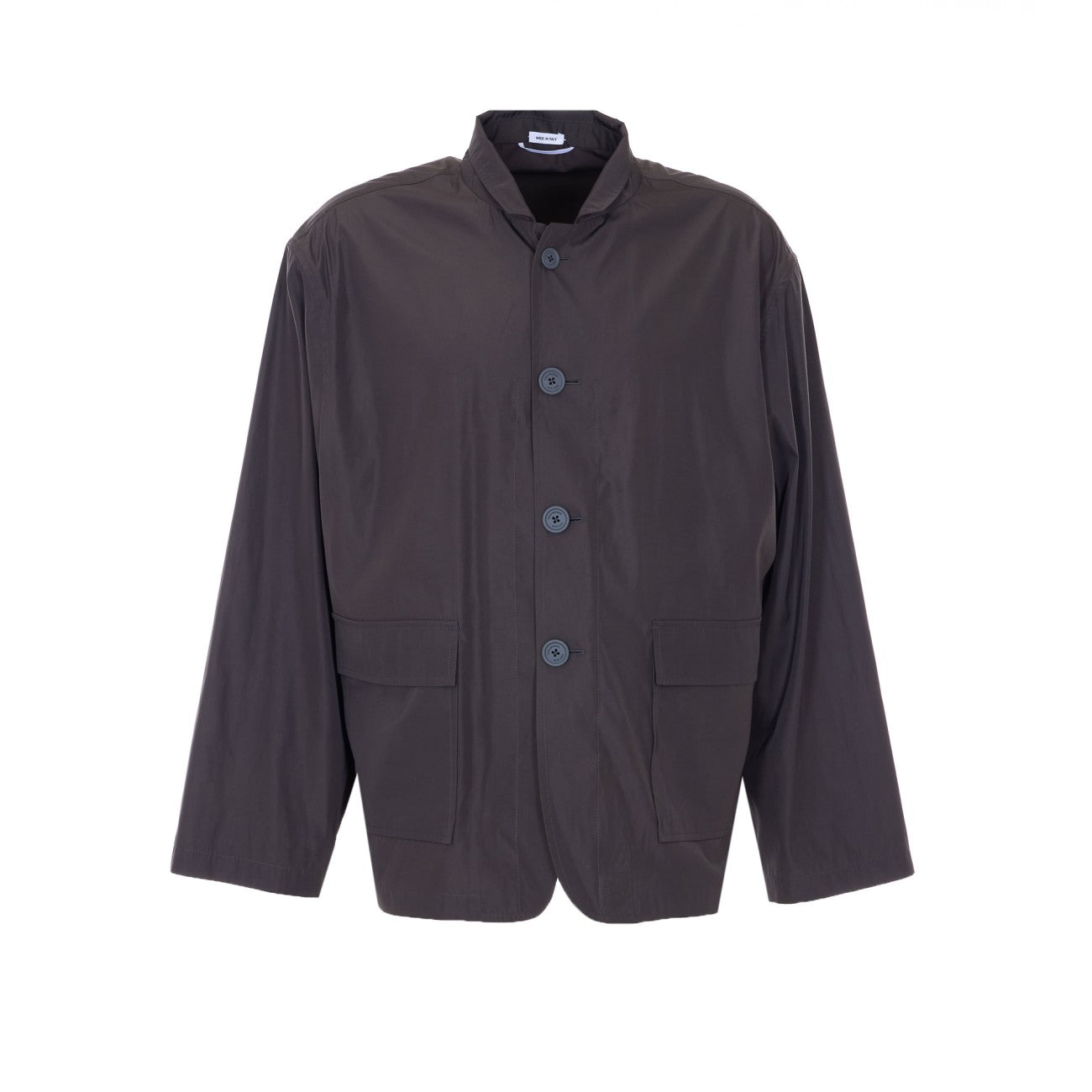 Thom Browne Men Light Memory Tech Packable Sportcoat With Logo THOM BROWNE