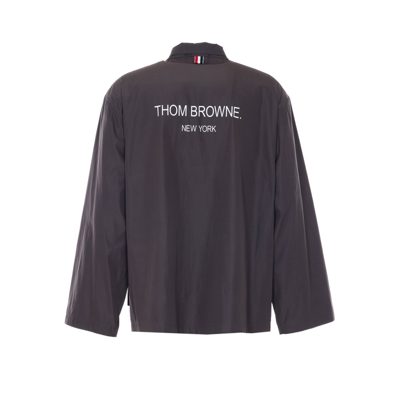 Thom Browne Men Light Memory Tech Packable Sportcoat With Logo THOM BROWNE