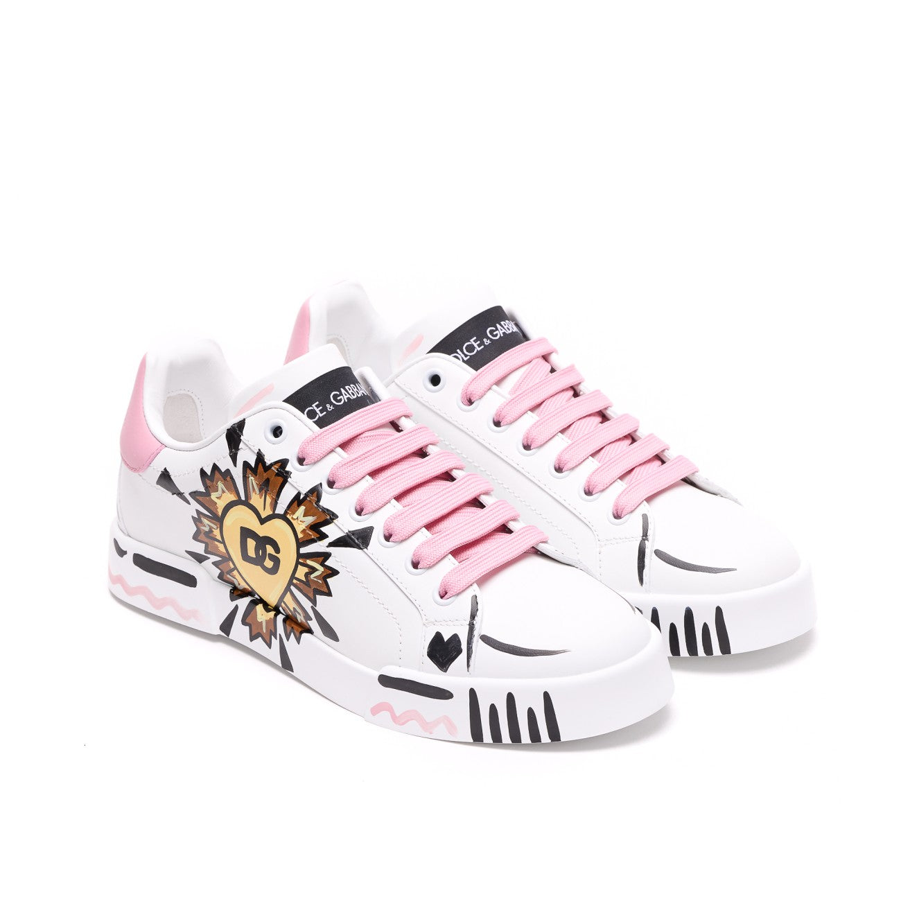 Dolce&Gabbana Women Light Strobel Portofino Sneakers DOLCE & GABBANA