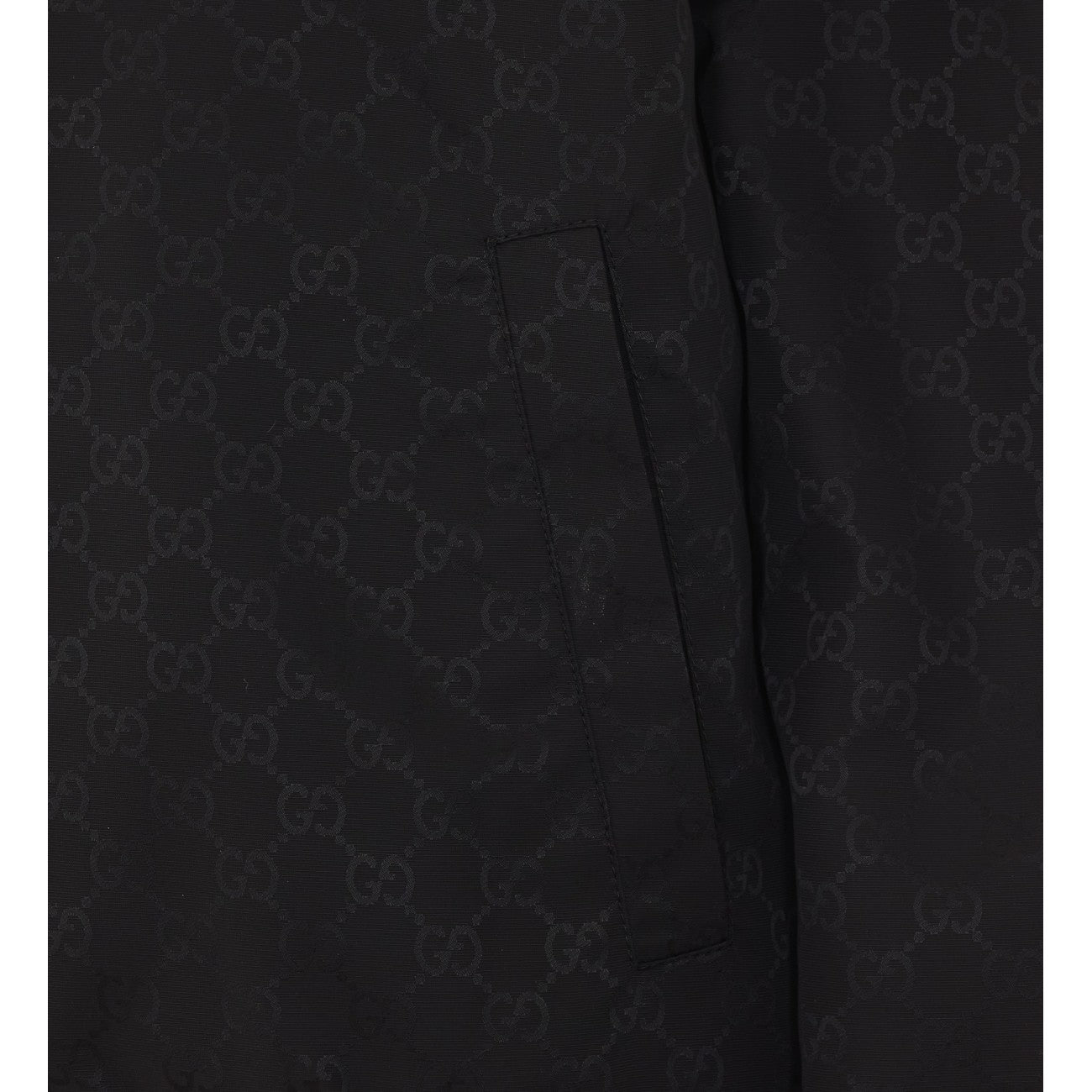 Gucci Men Lightweight Silk Faille Reversible Zipper Jacket GUCCI