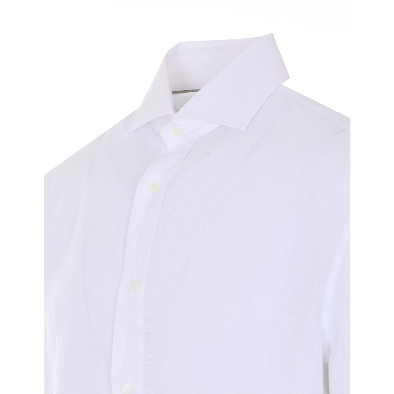 Brunello Cucinelli Men Linen Easy Fit Shirt BRUNELLO CUCINELLI
