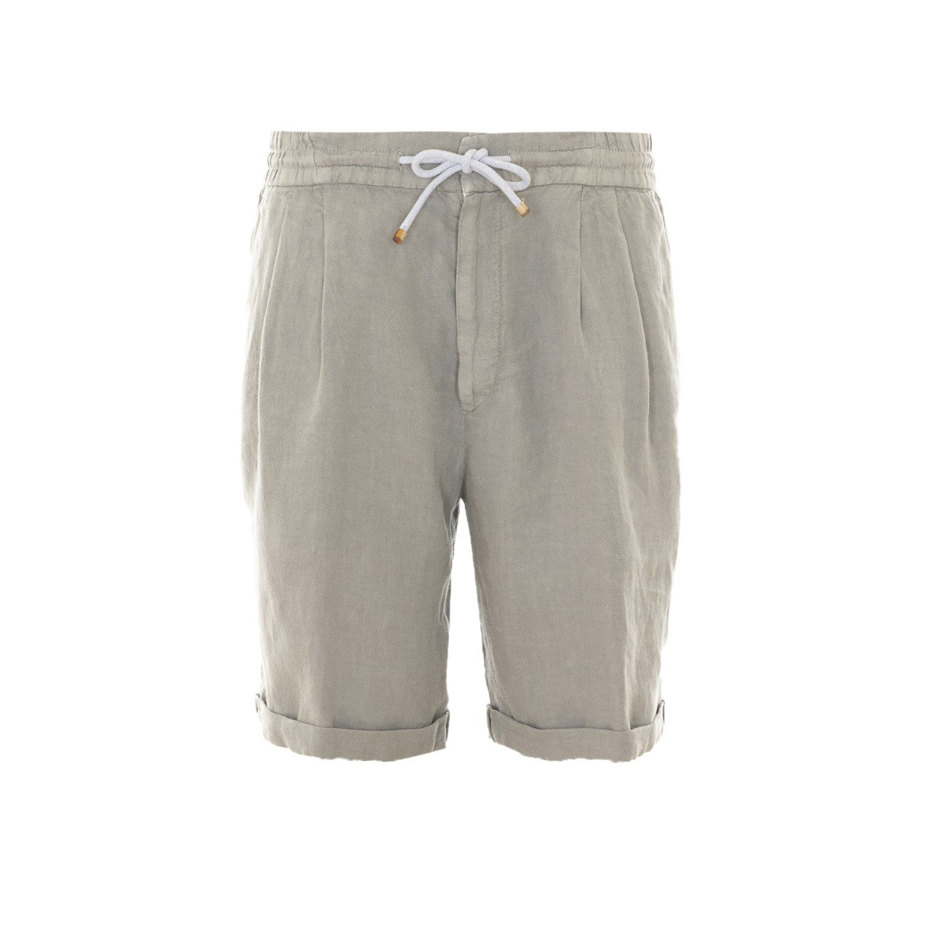 Brunello Cucinelli Men Linen Gabardine Bermuda BRUNELLO CUCINELLI