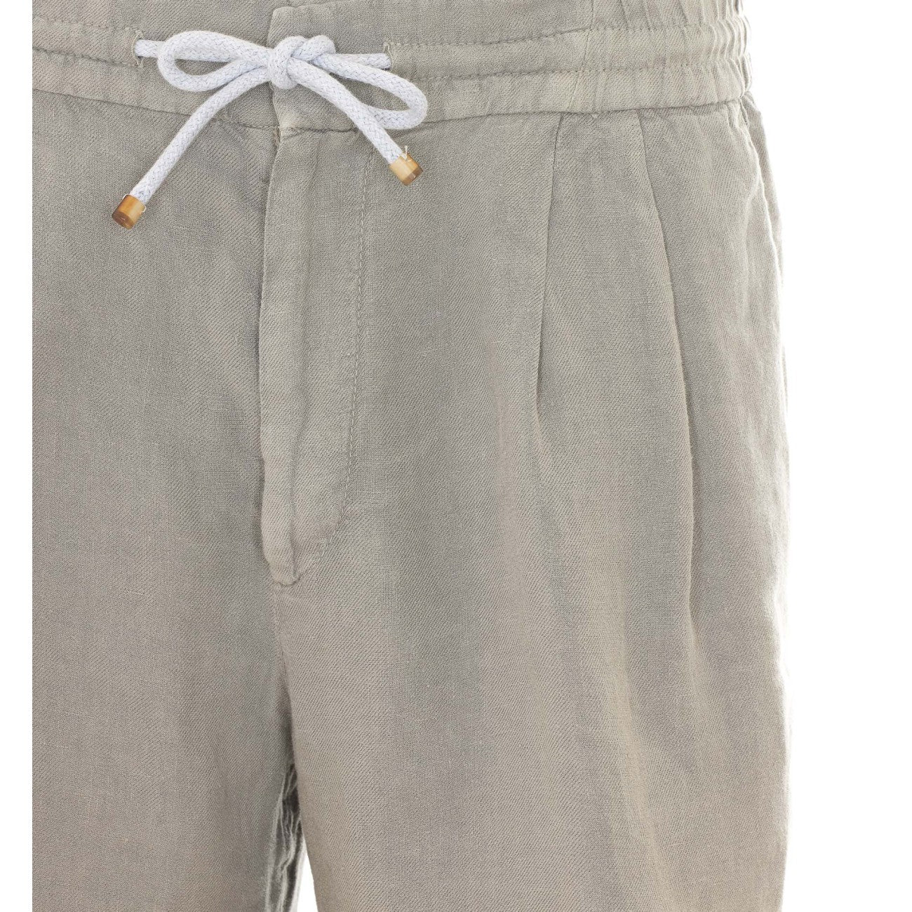 Brunello Cucinelli Men Linen Gabardine Bermuda BRUNELLO CUCINELLI