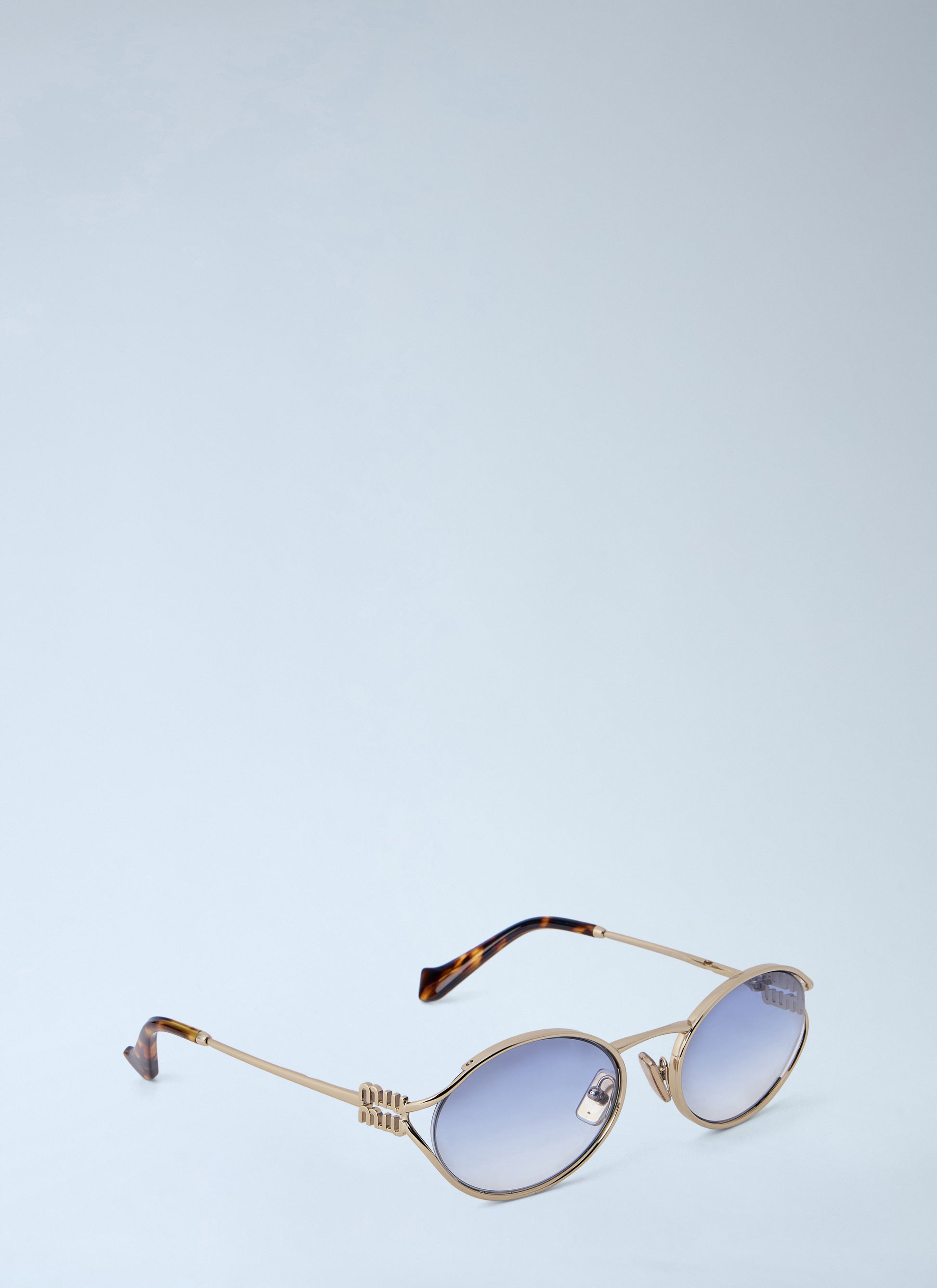 Miu Miu Men Mu 52Ys Oval Sunglasses MIU MIU
