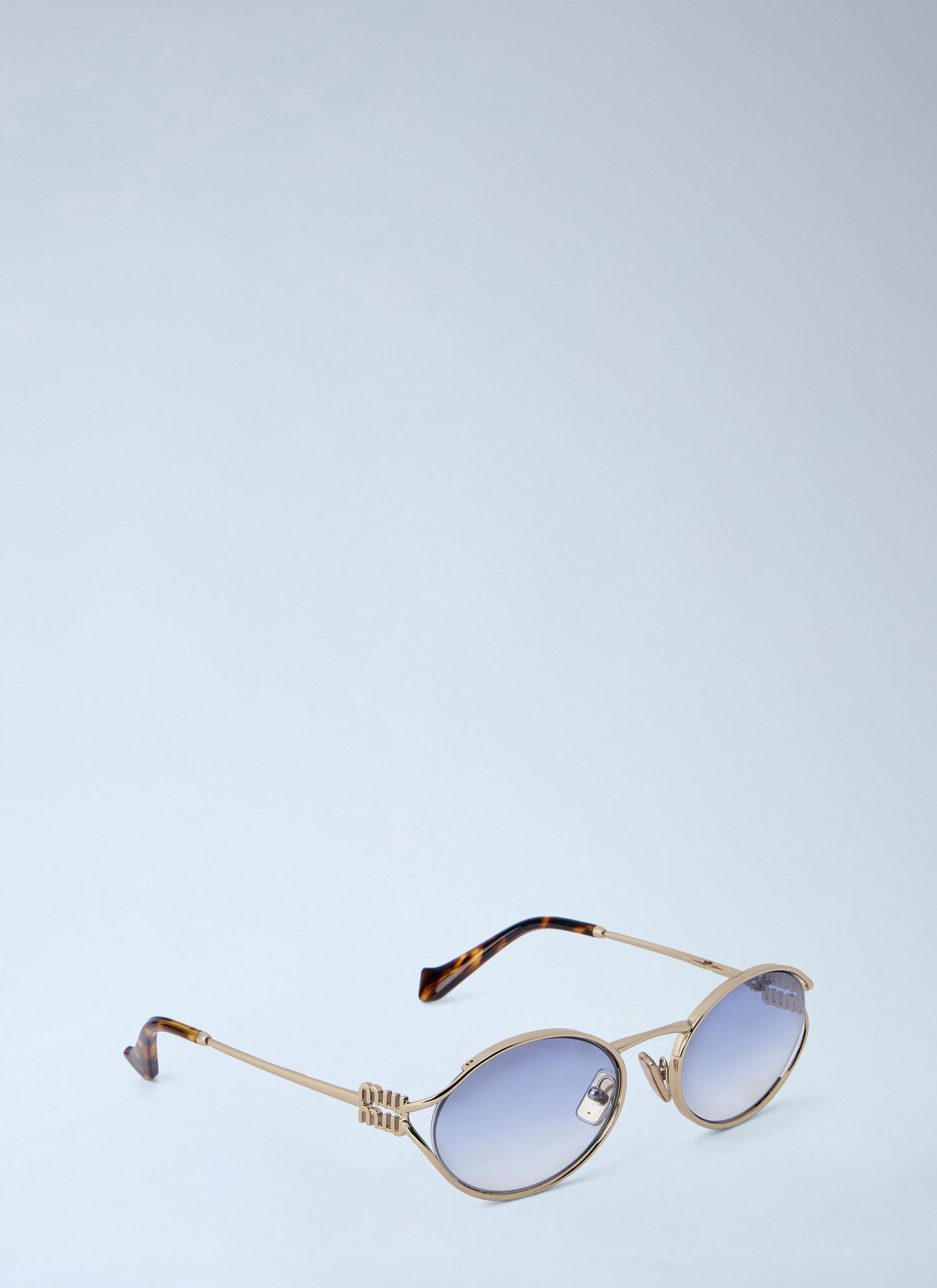 Miu Miu Women Mu 52Ys Oval Sunglasses MIU MIU