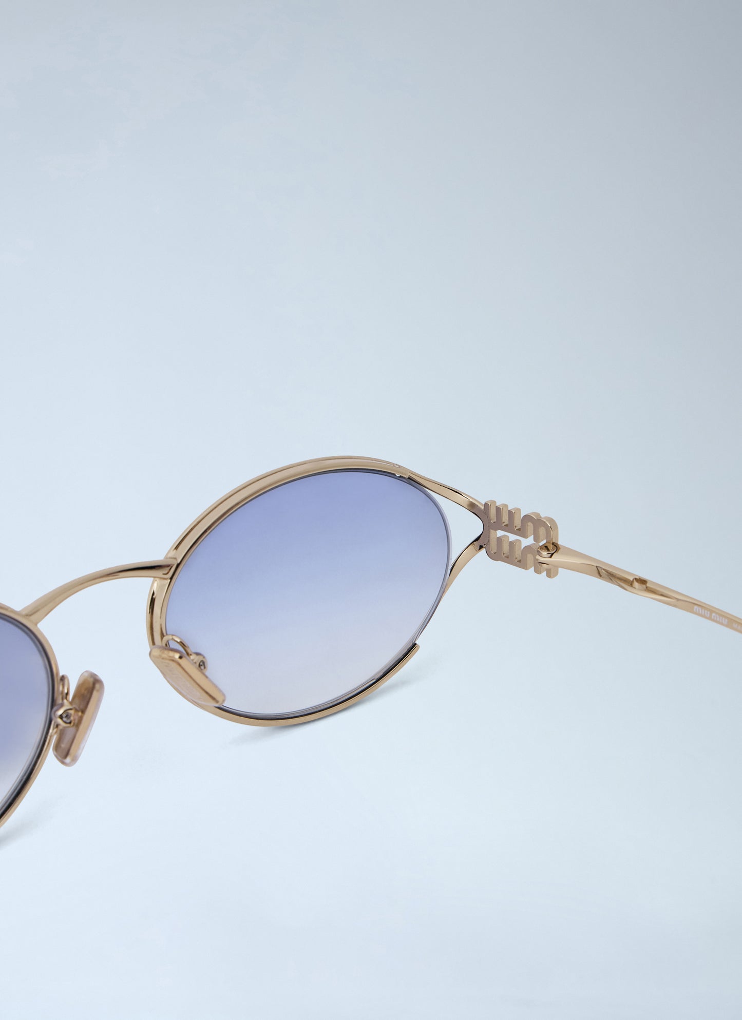 Miu Miu Men Mu 52Ys Oval Sunglasses MIU MIU