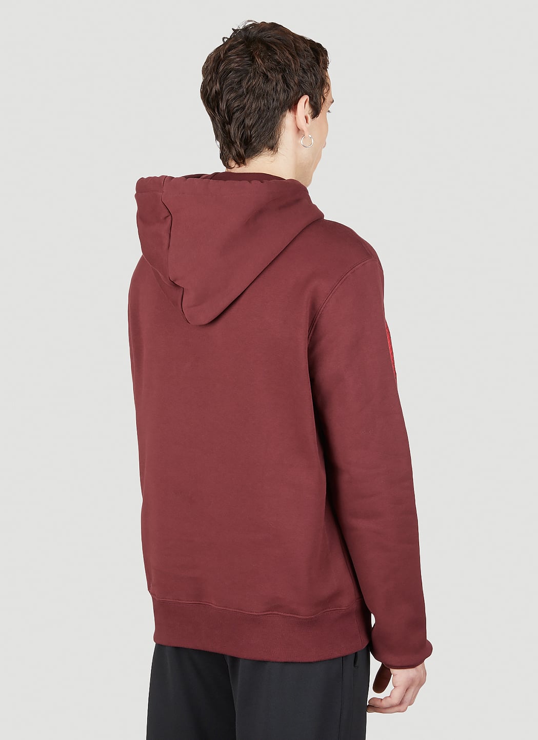 Lanvin Men Embroidered Logo Hooded Sweatshirt LANVIN