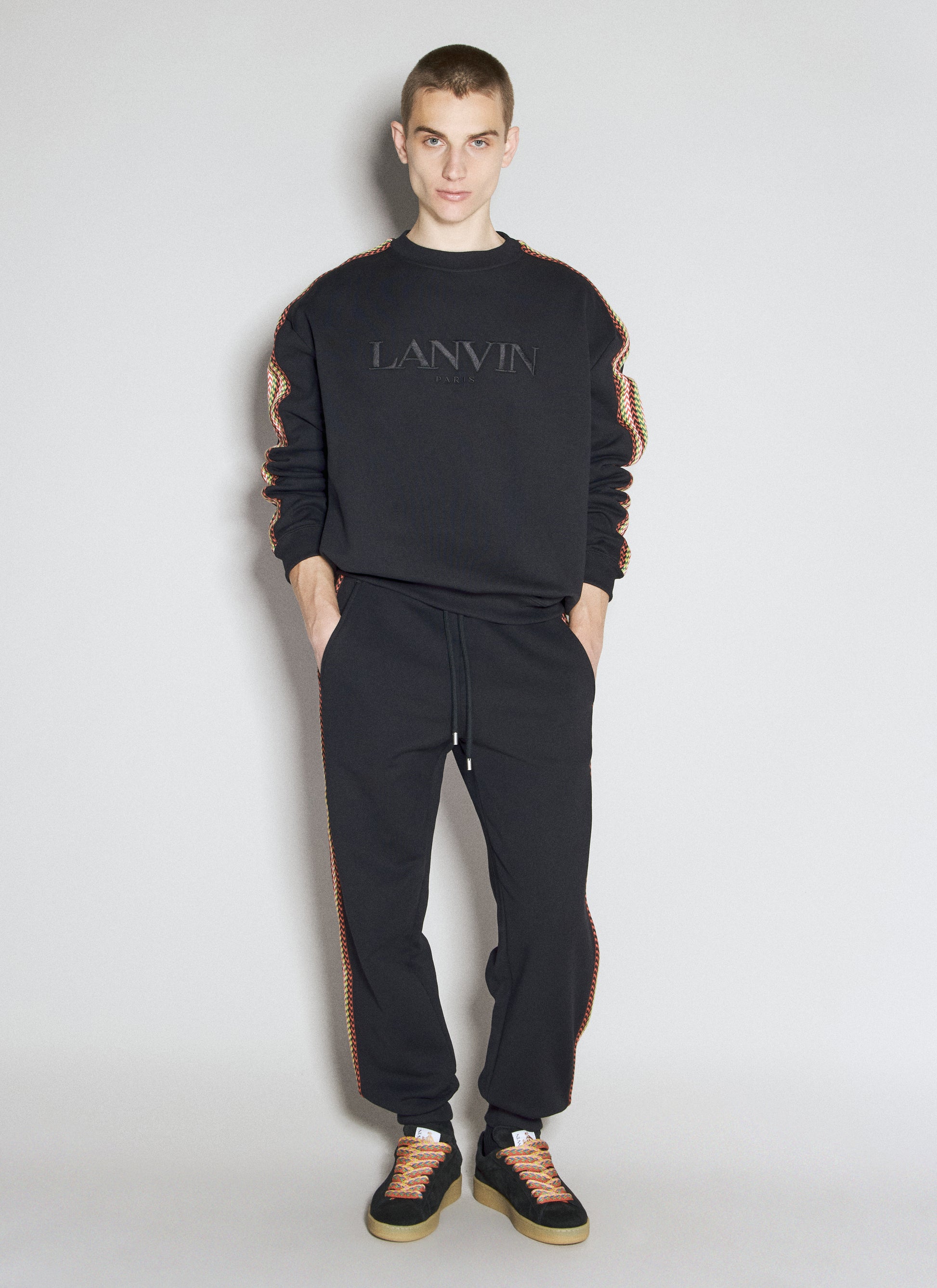 Lanvin Men Side Curb Track Pants LANVIN