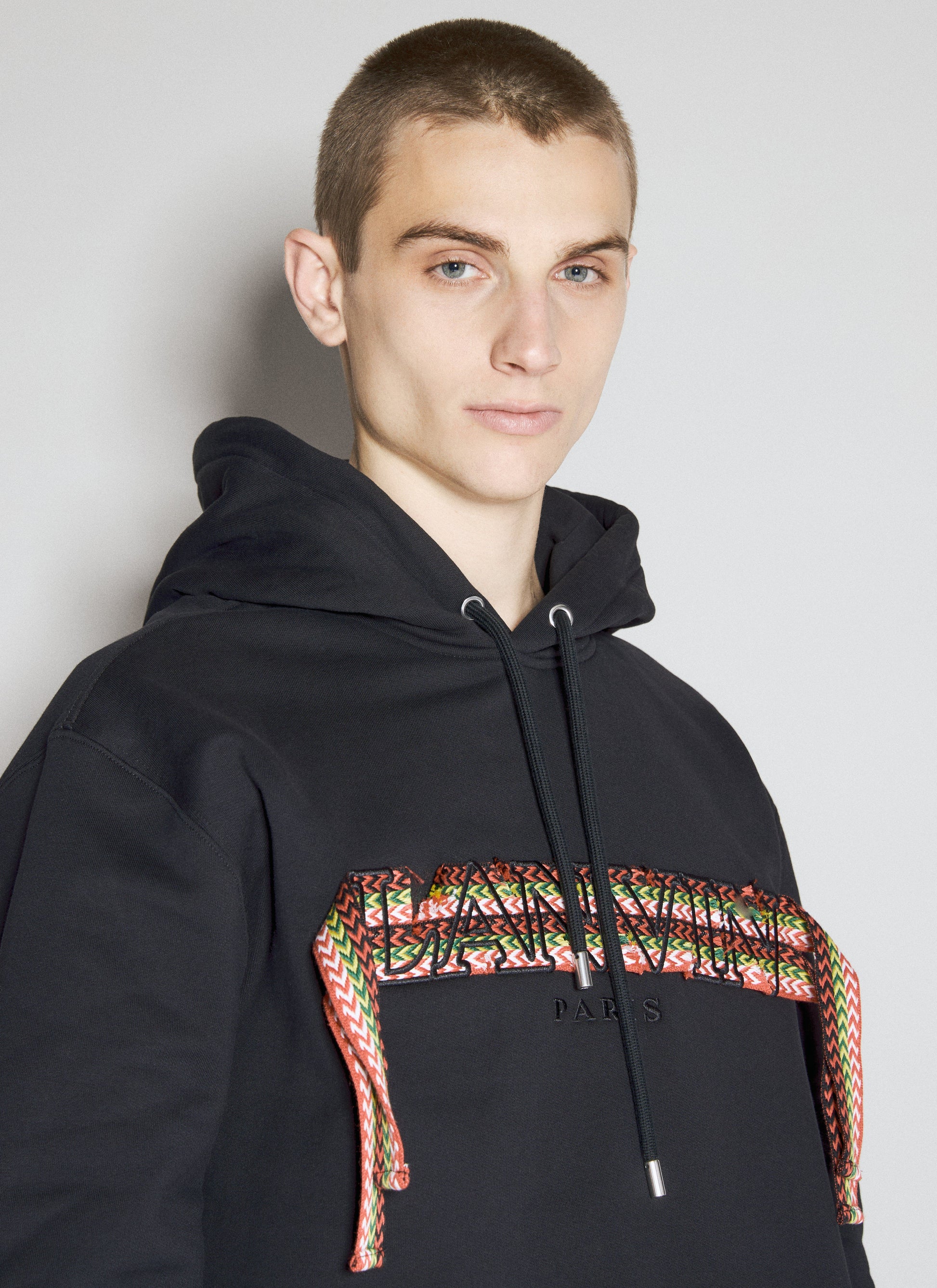 Lanvin Men Curblace Hooded Sweatshirt LANVIN