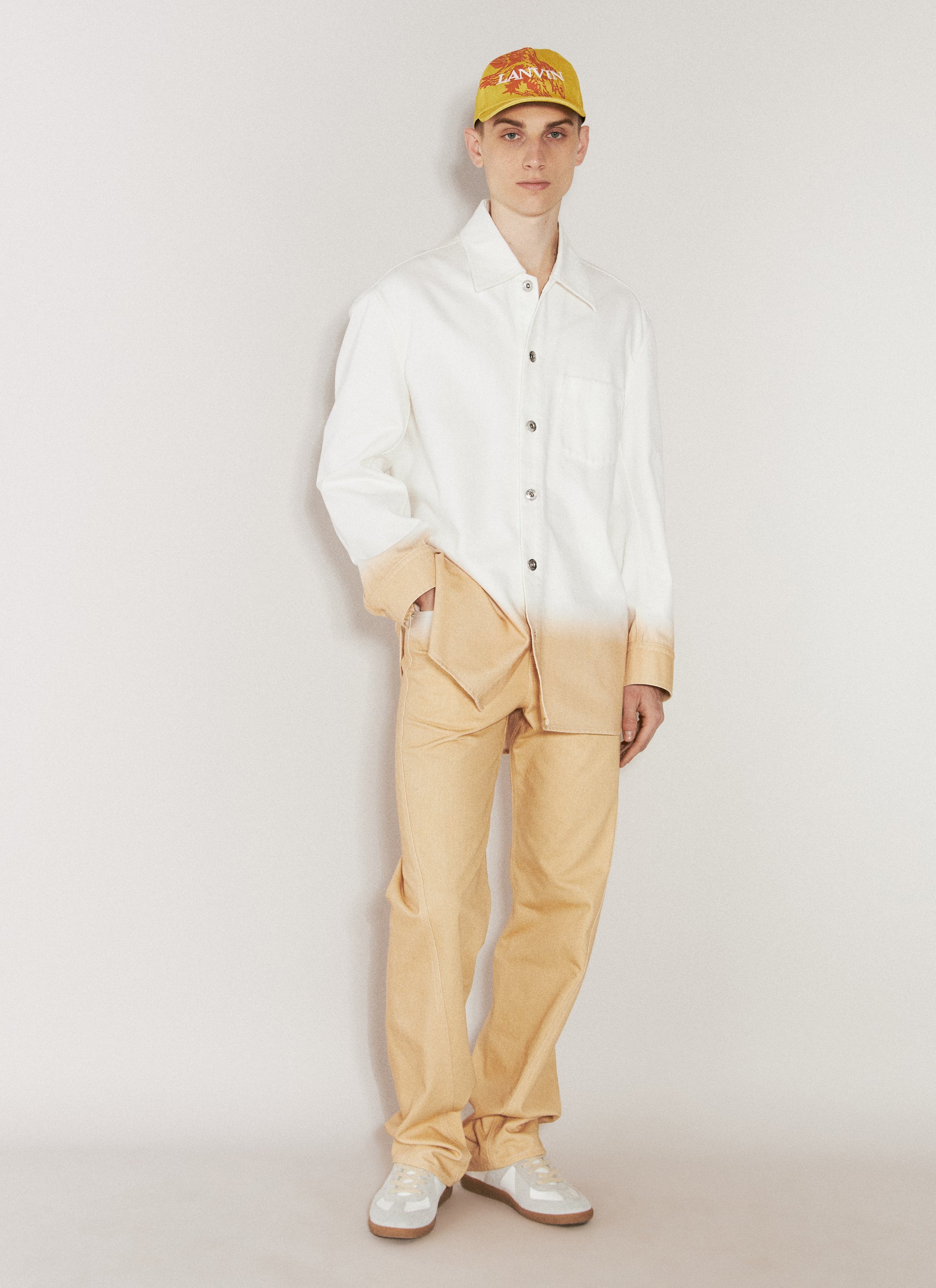 Lanvin Men Gradient-Effect Twisted Jeans LANVIN