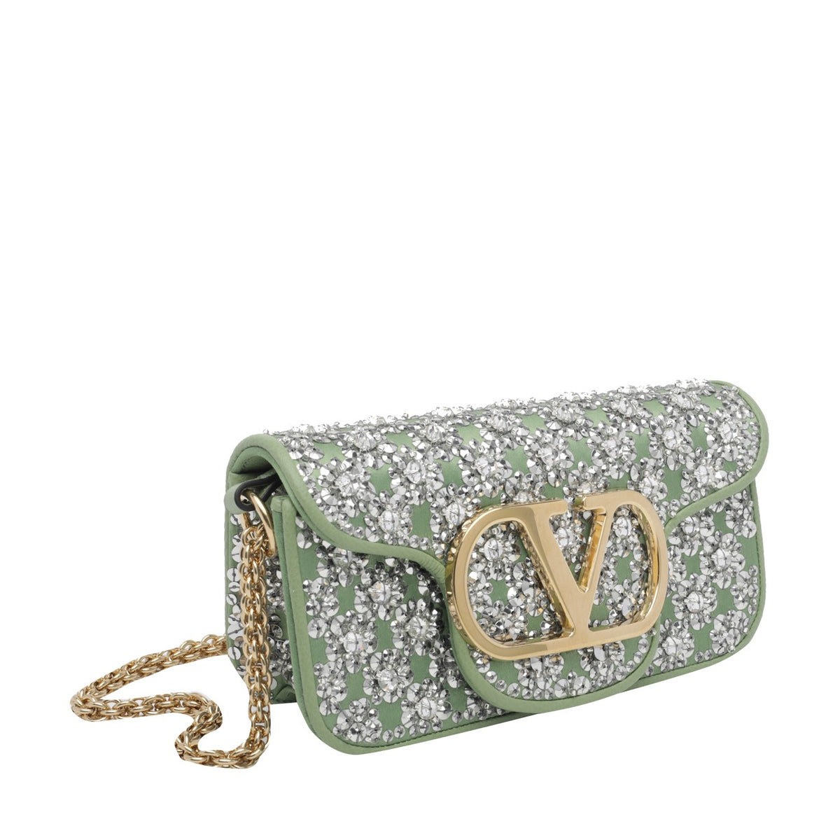 Valentino Garavani Women Loco' Small Embroidered Shoulder Bag VALENTINO GARAVANI