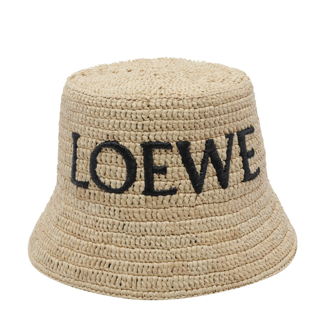 Loewe Women Loewe Logo Rafia Bob Hat LOEWE