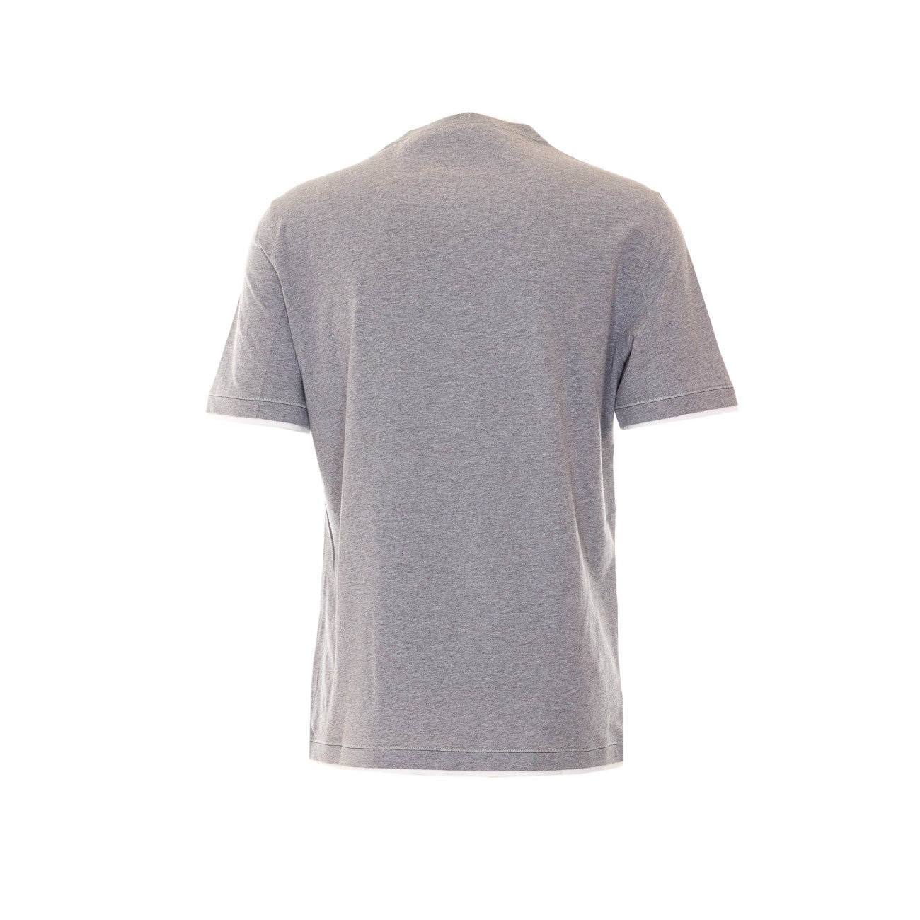 Brunello Cucinelli Men Logo And Faux Layering T-Shirt