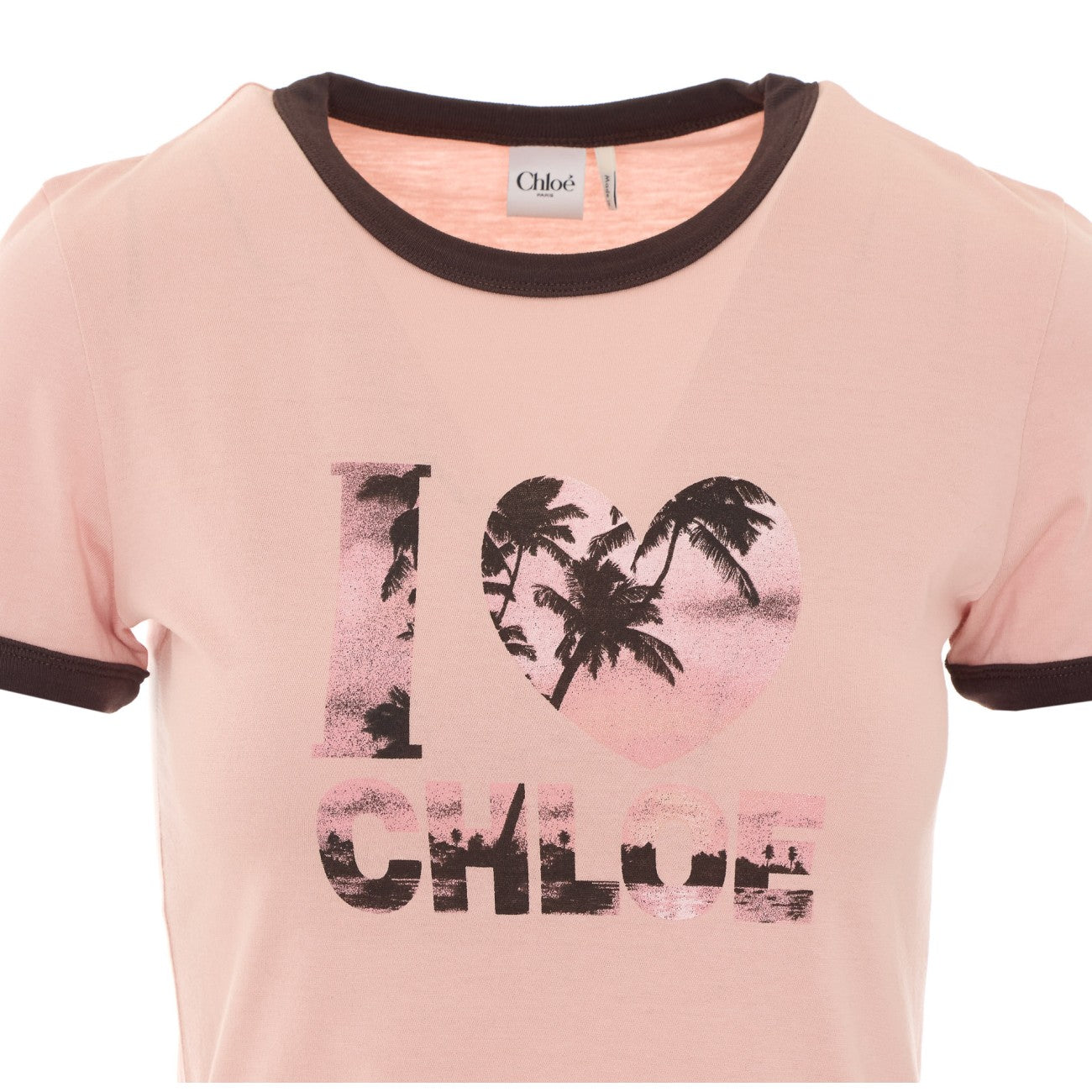 Chloe' Women Logo Baby Fit T-Shirt CHLOE