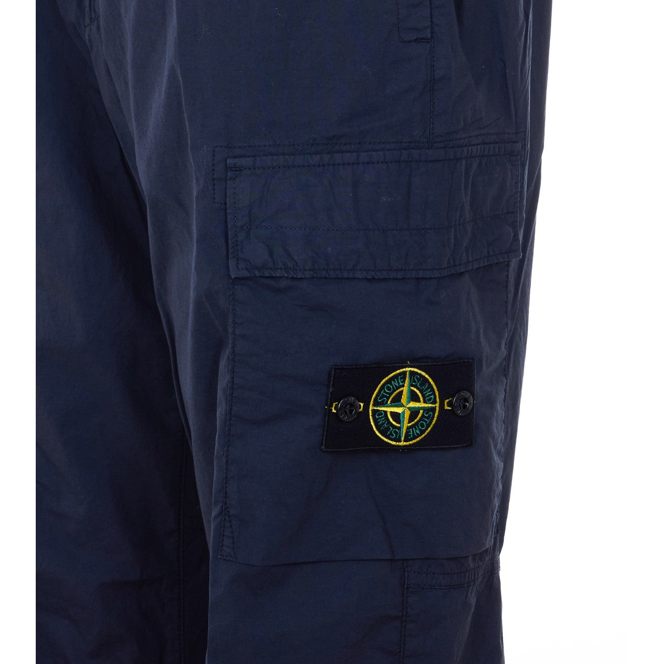 Stone Island Men Logo Cargo Pants STONE ISLAND