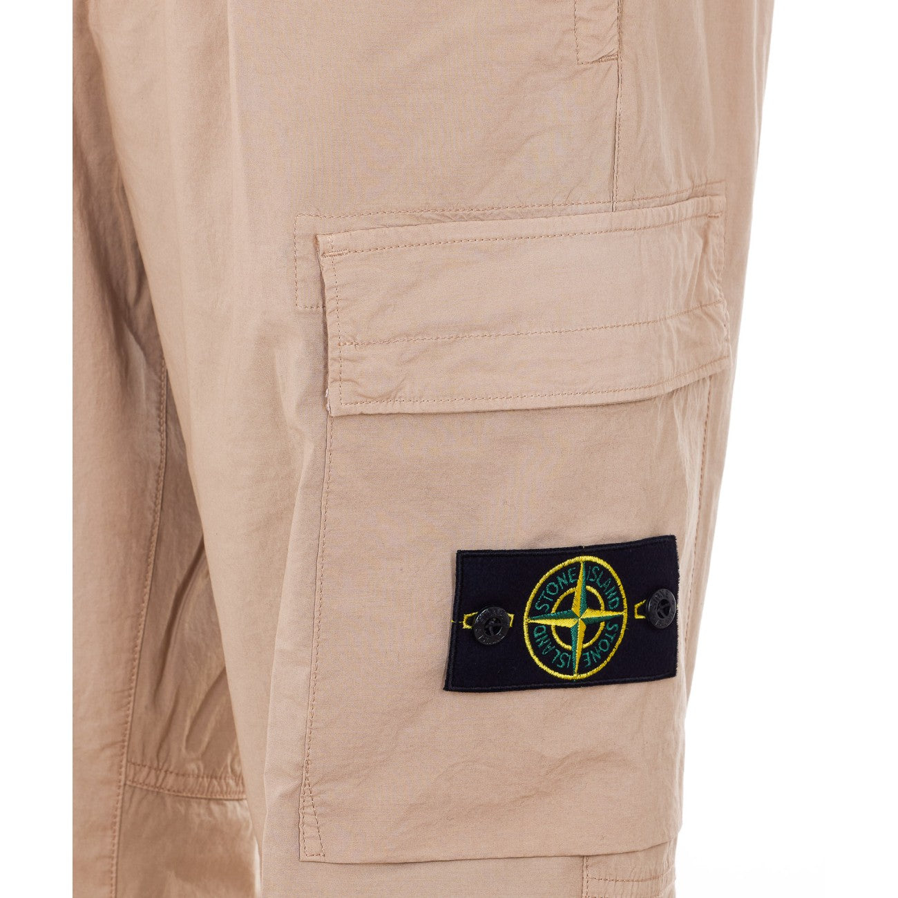Stone Island Men Logo Cargo Pants STONE ISLAND