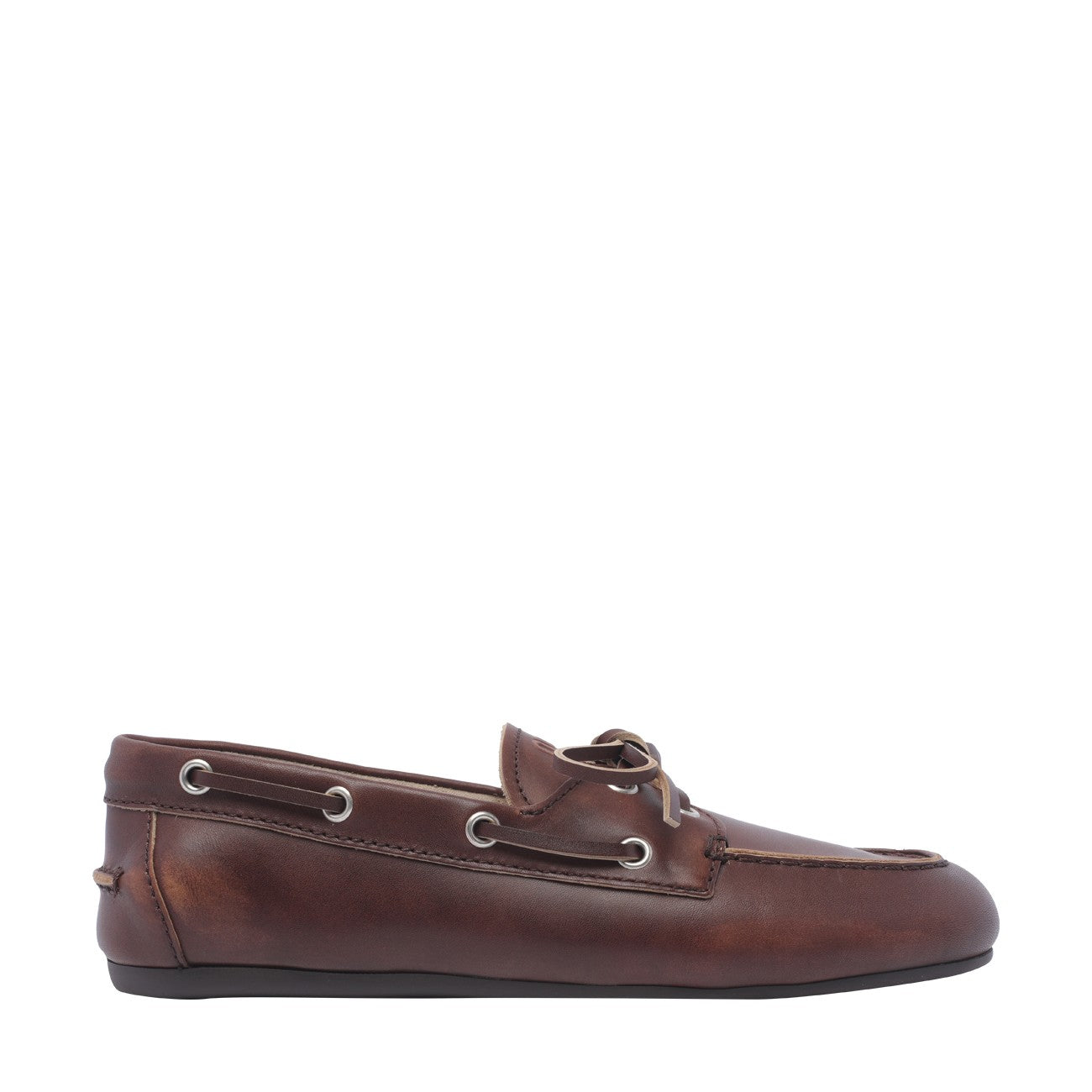 Miu Miu Women Logo Deck Loafers MIU MIU