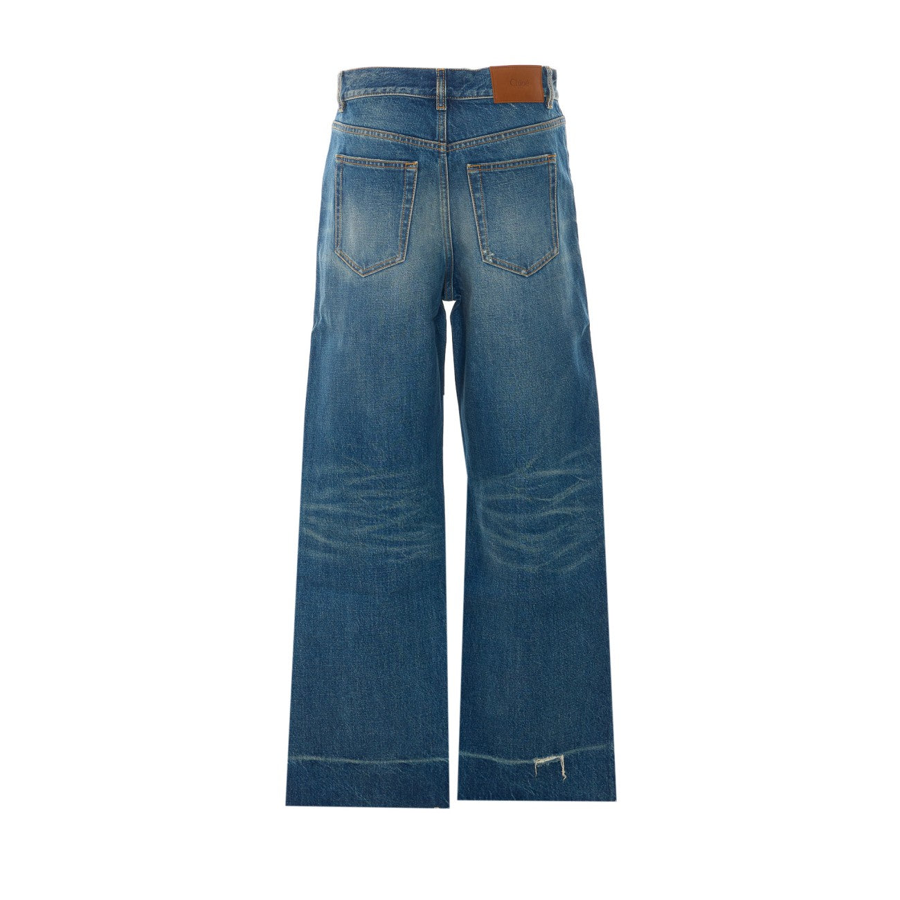 Chloe' Women Logo Denim Jeans CHLOE