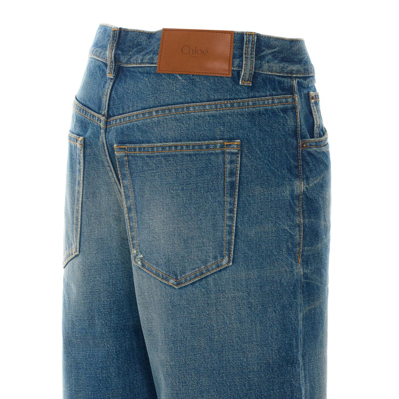 Chloe' Women Logo Denim Jeans CHLOE