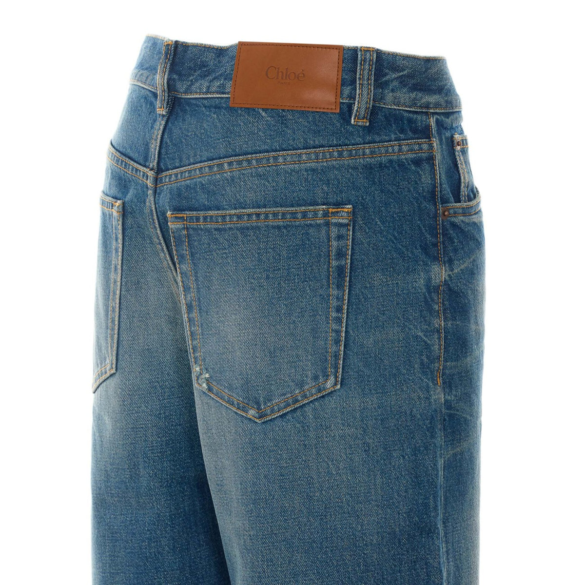 Chloe' Women Logo Denim Jeans CHLOE