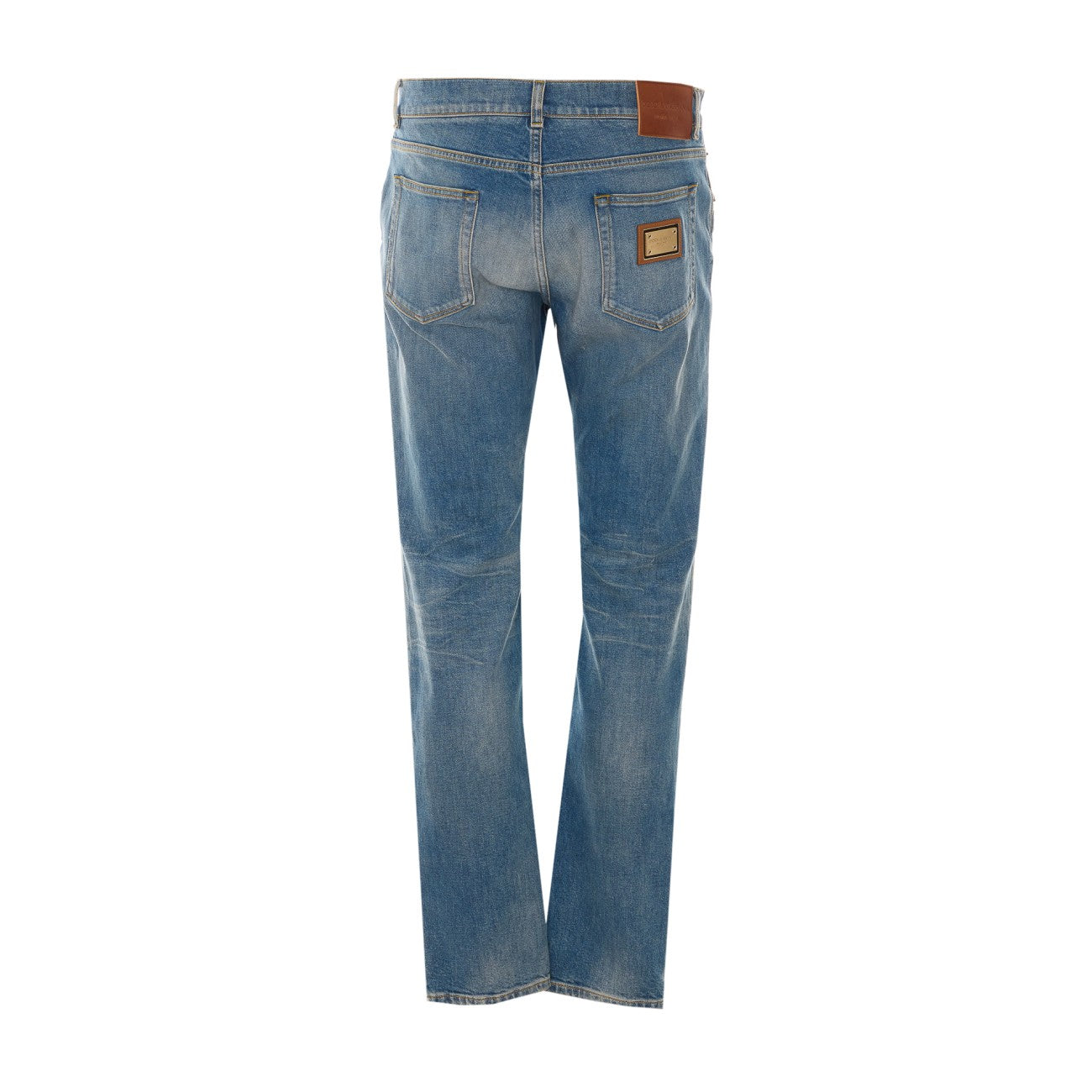 Dolce&Gabbana Men Logo Denim Pants DOLCE & GABBANA