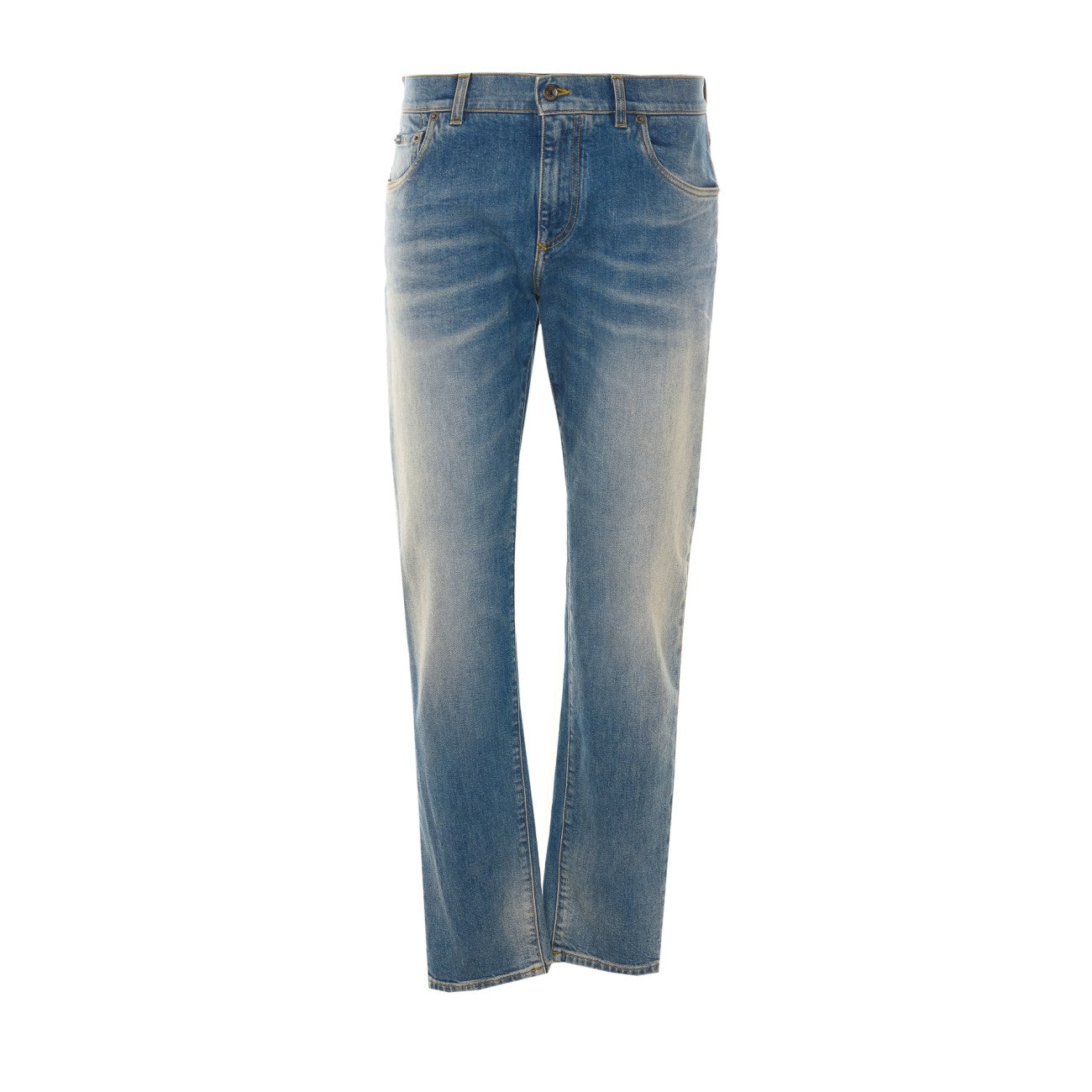 Dolce&Gabbana Men Logo Denim Pants DOLCE & GABBANA