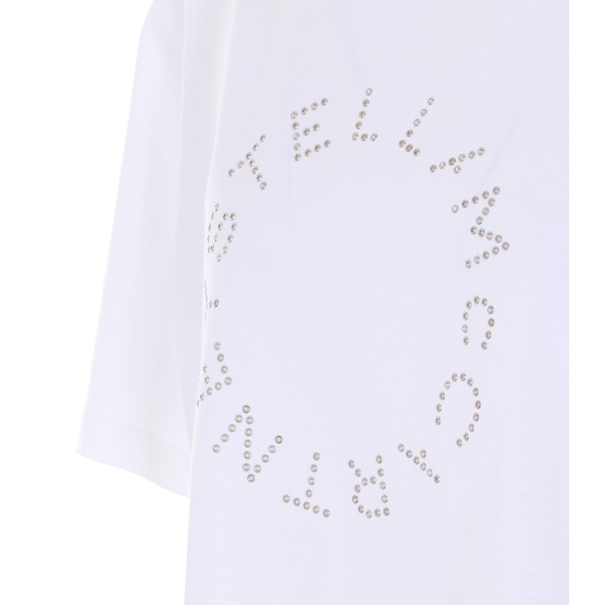 Stella Mccartney Women Logo Embroidered Boyfriend T-Shirt STELLA MCCARTNEY