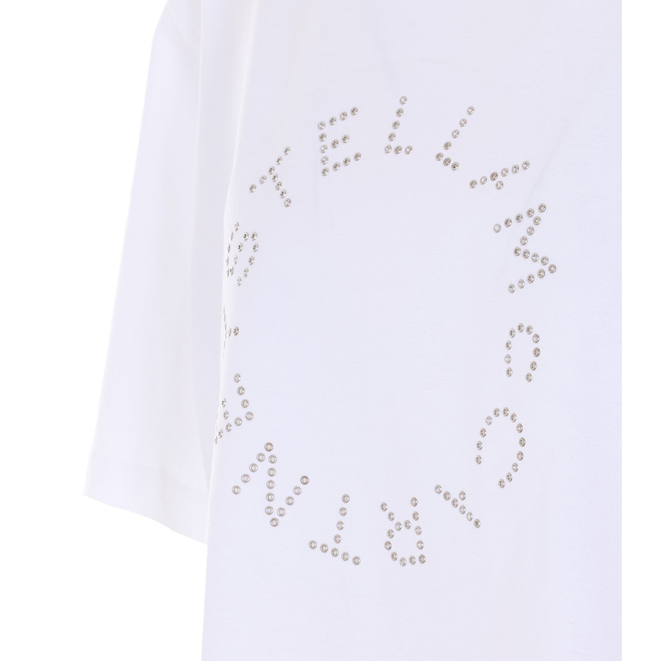 Stella Mccartney Women Logo Embroidered Boyfriend T-Shirt STELLA MCCARTNEY
