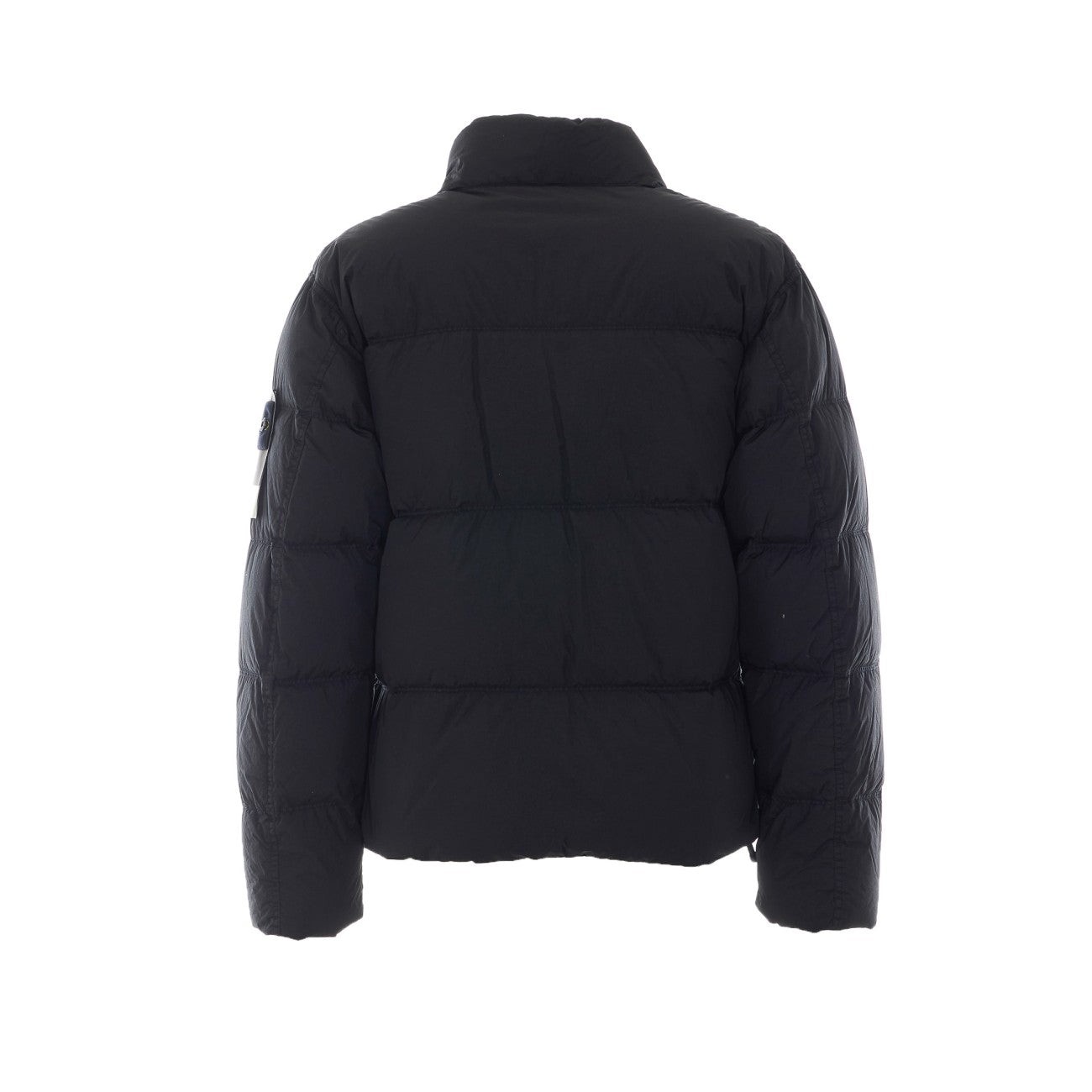 Stone Island Men Logo Garment Dyed Crinkle Reps Down Jacket STONE ISLAND